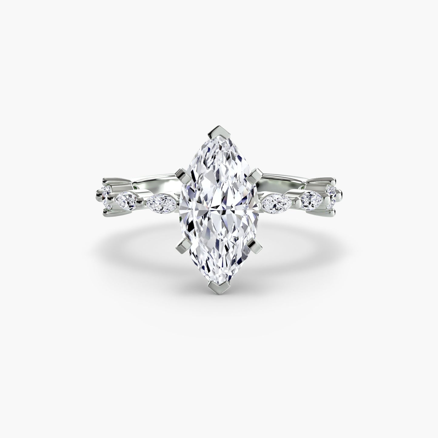 solitaire with eternity pavé ag & co jewellery