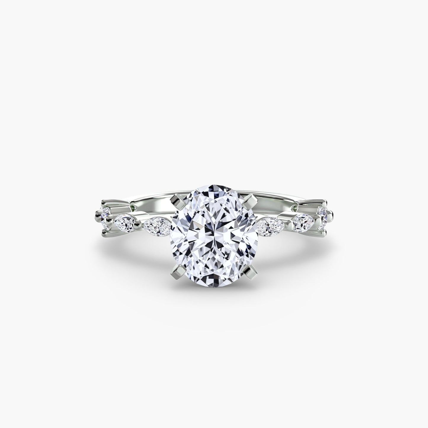 solitaire with eternity pavé ag & co jewellery