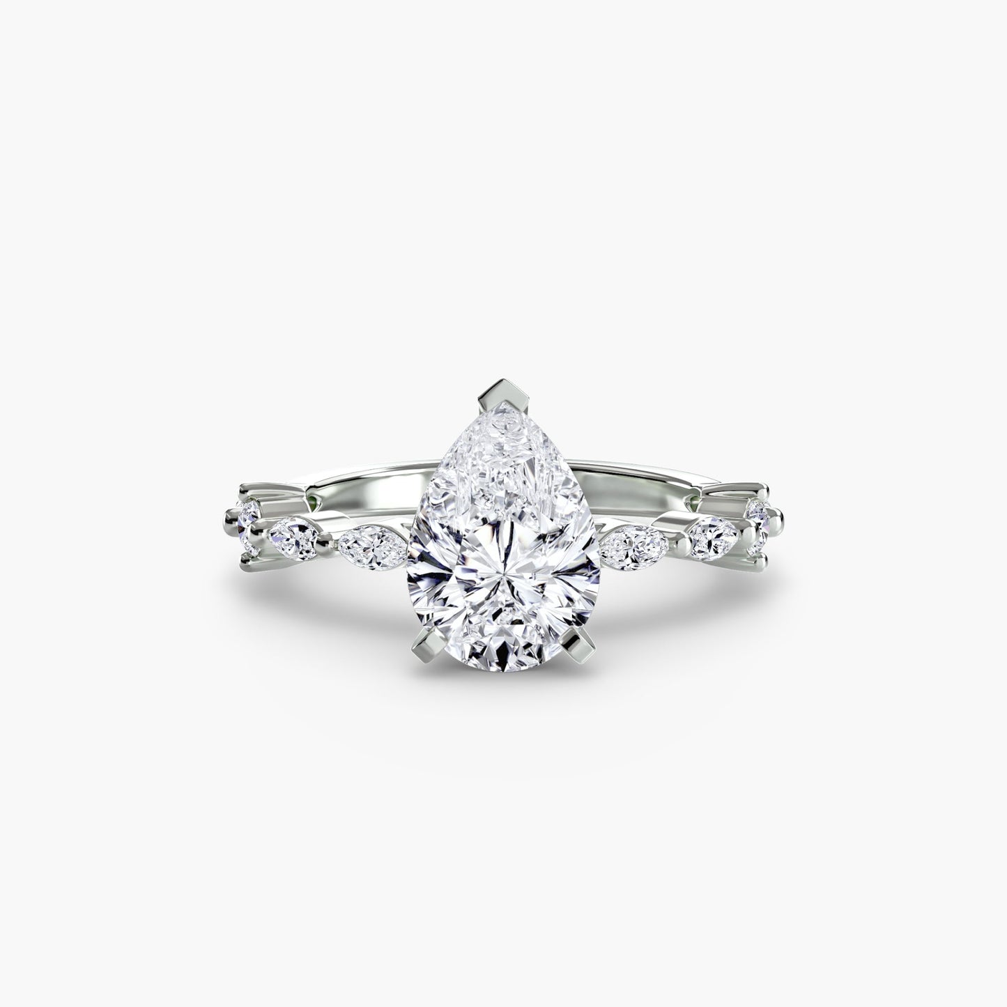 solitaire with eternity pavé ag & co jewellery
