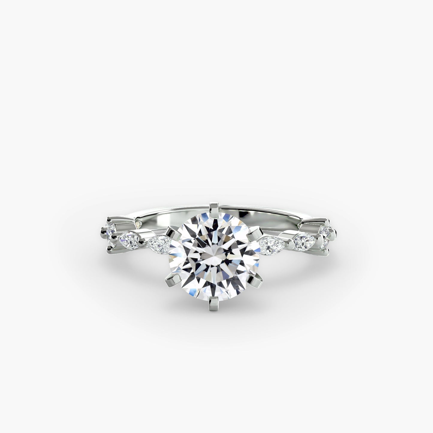 solitaire with eternity pavé ag & co jewellery
