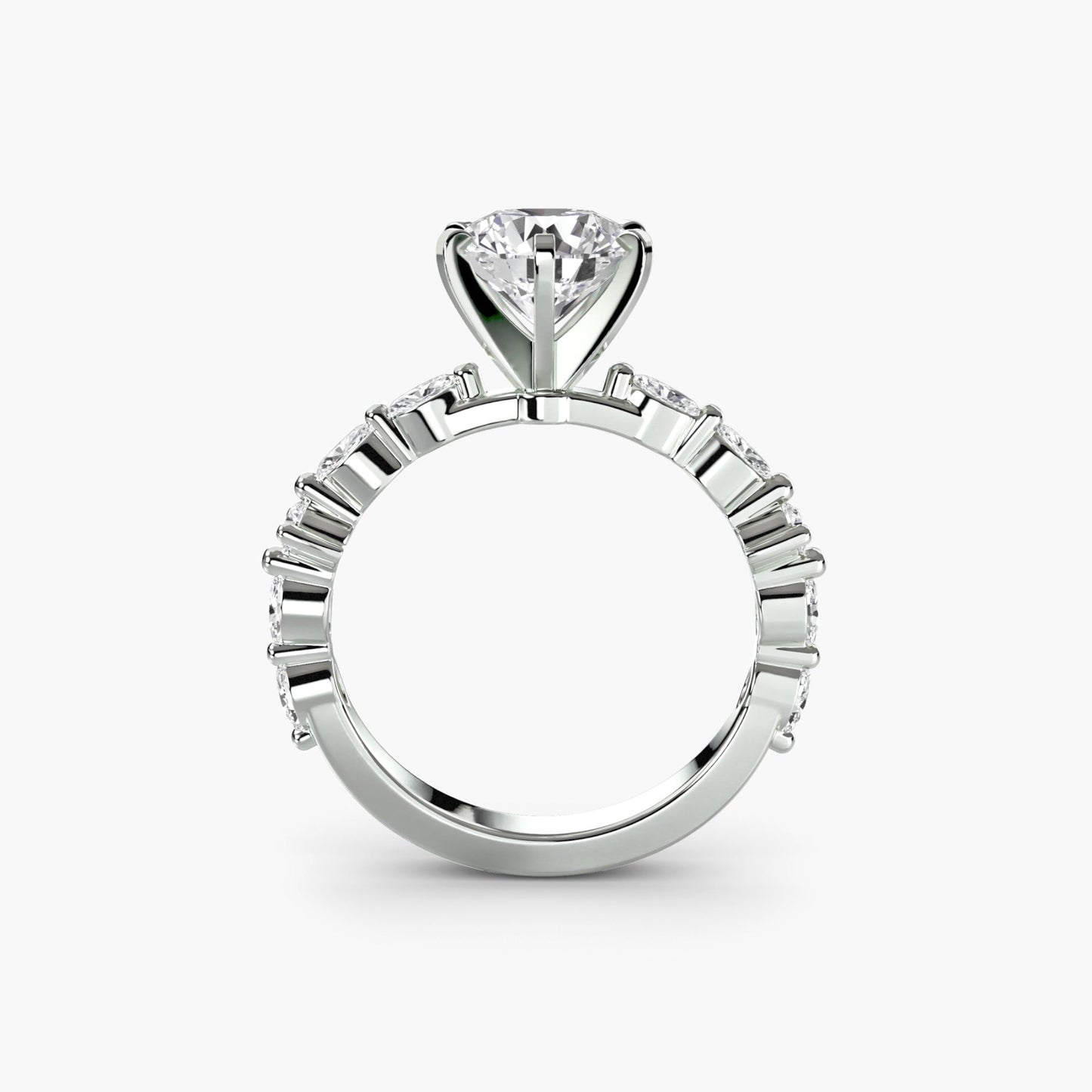 solitaire with eternity pavé ag & co jewellery