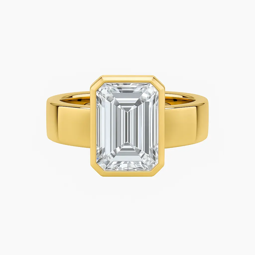 rafaela bold bezel ring ag & co jewellery