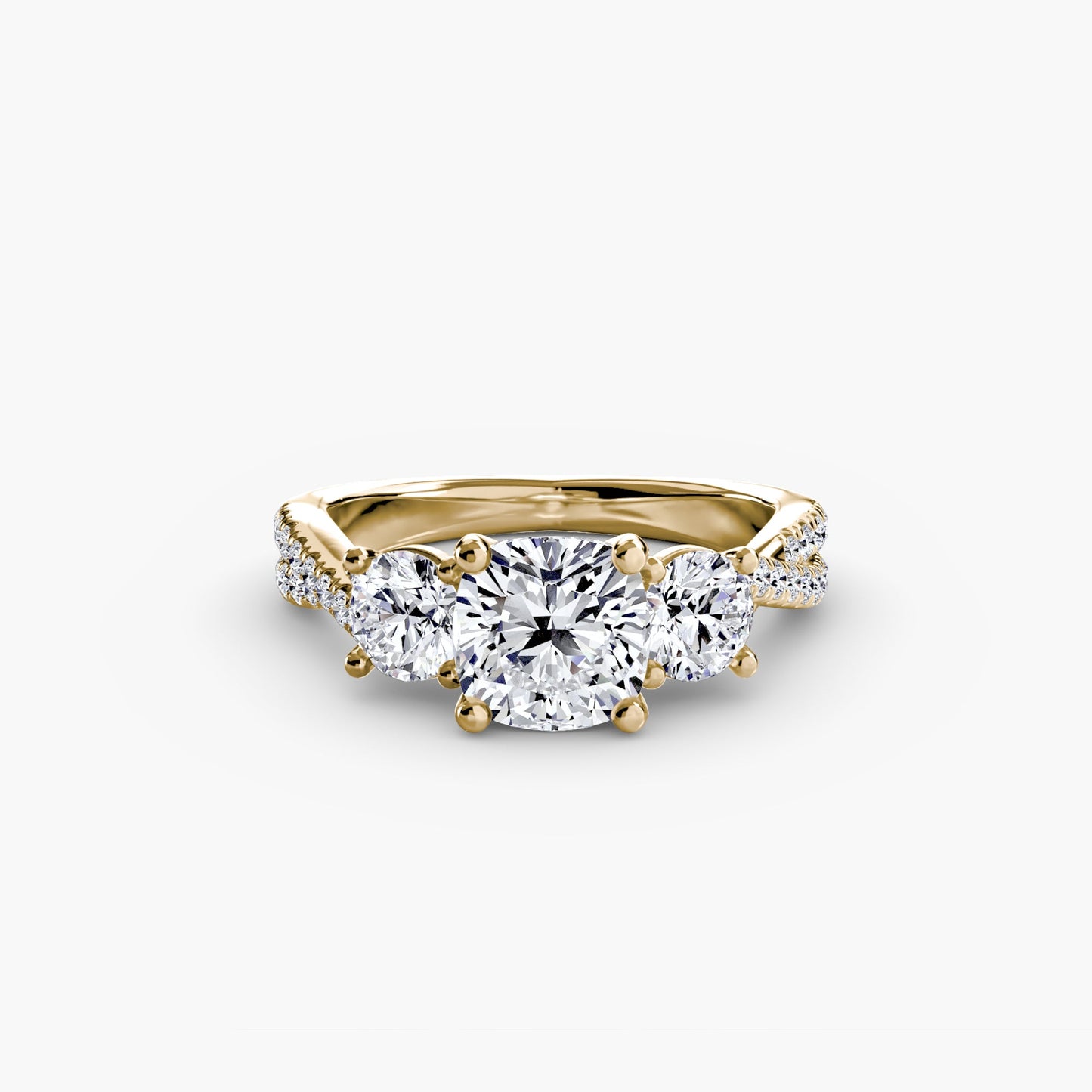 three-stone with pavé band 2 ag & co jewellery