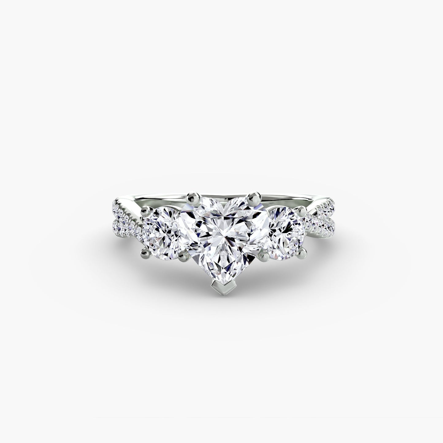 three-stone with pavé band 2 ag & co jewellery