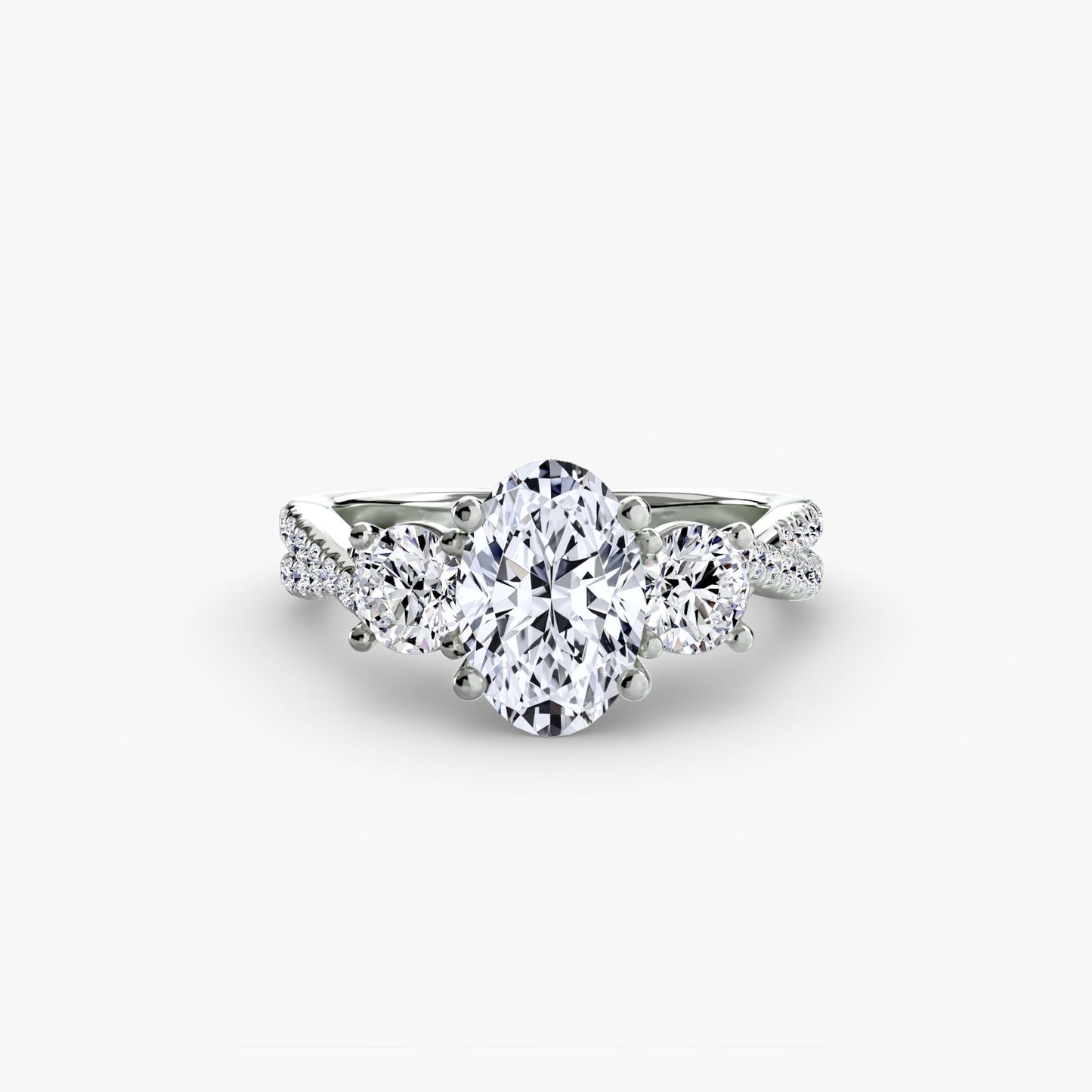 three-stone with pavé band 2 ag & co jewellery