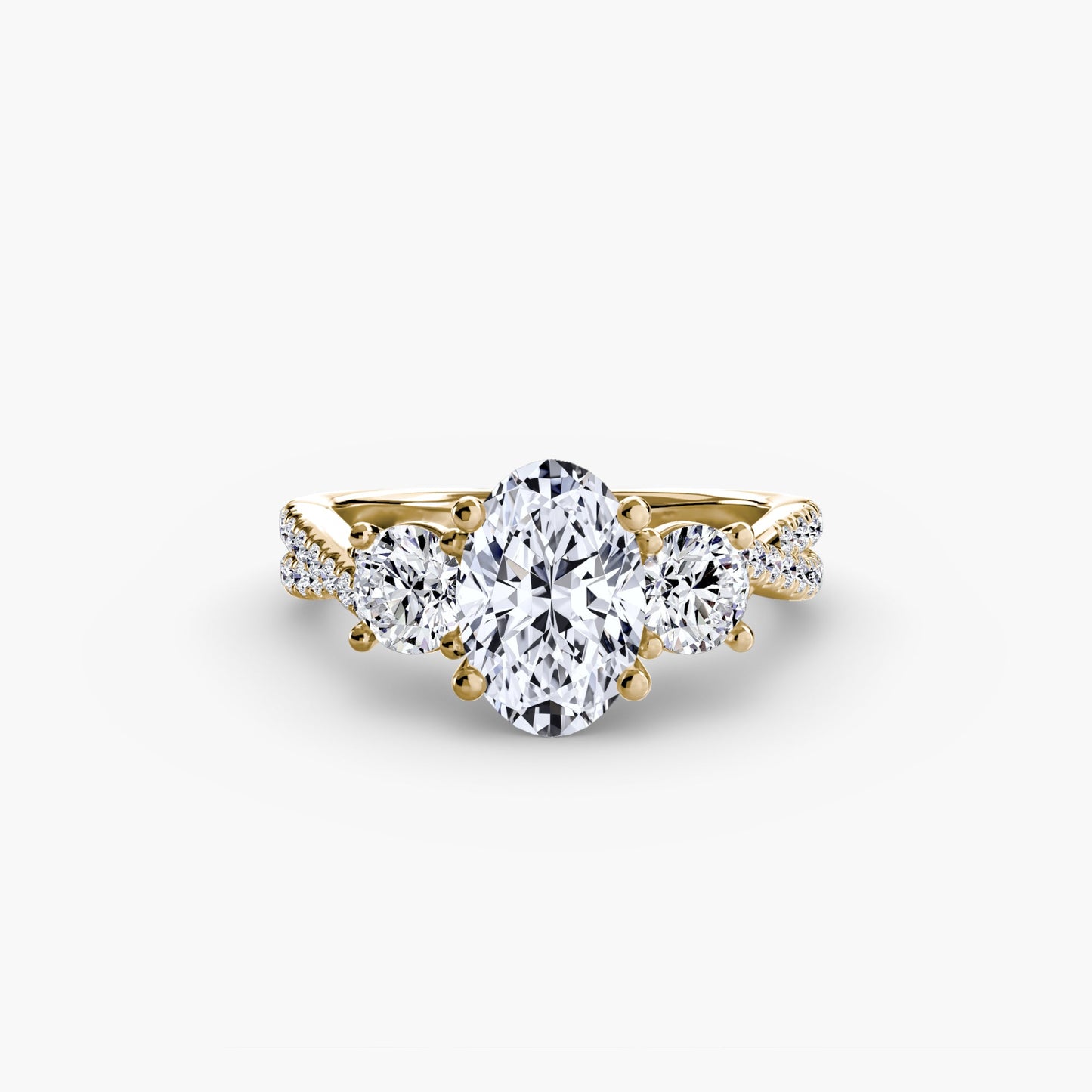 three-stone with pavé band 2 ag & co jewellery