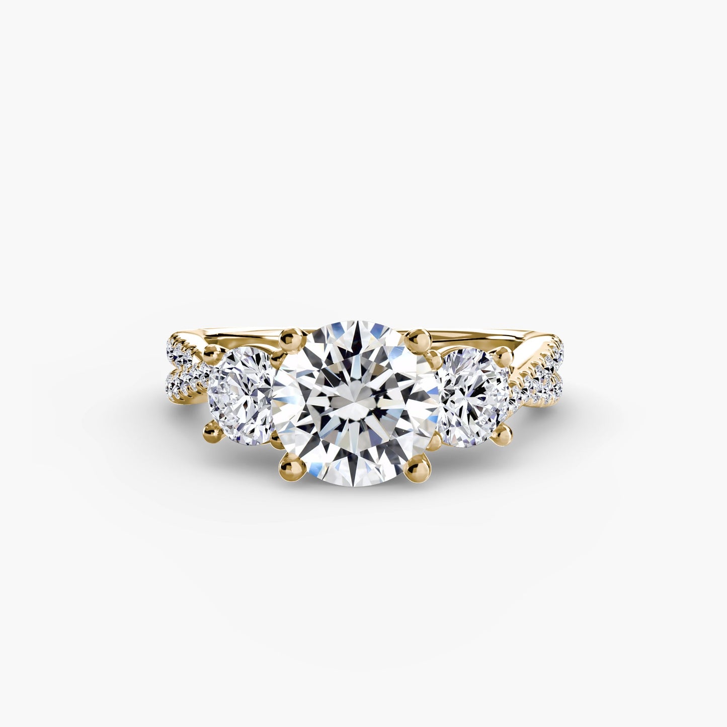 three-stone with pavé band 2 ag & co jewellery
