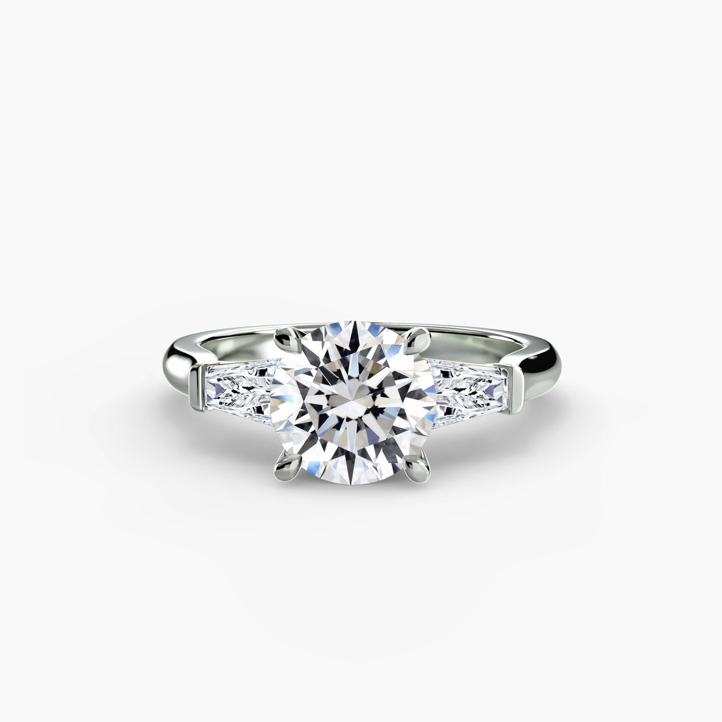 three-stone ring (baguette side stones) ag & co jewellery