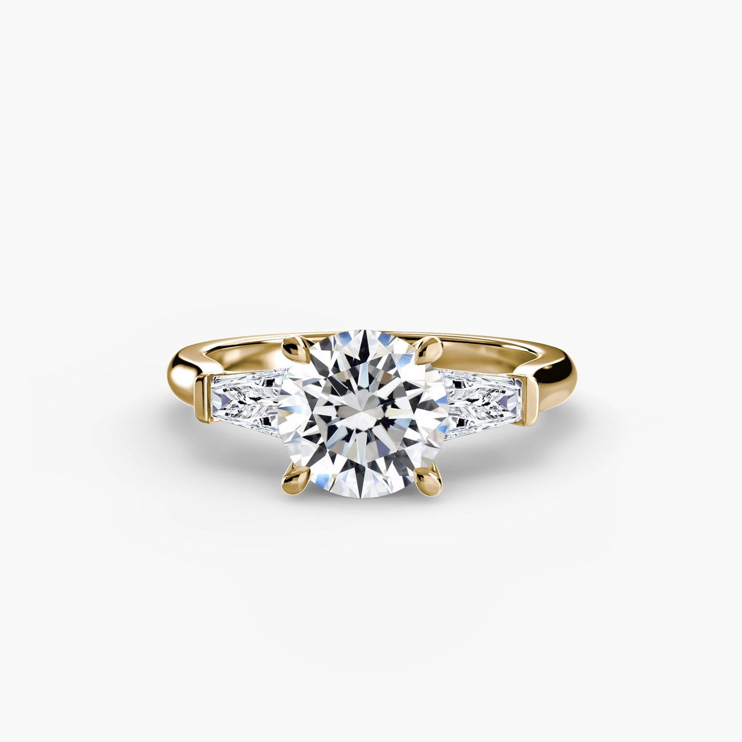 three-stone ring (baguette side stones) ag & co jewellery