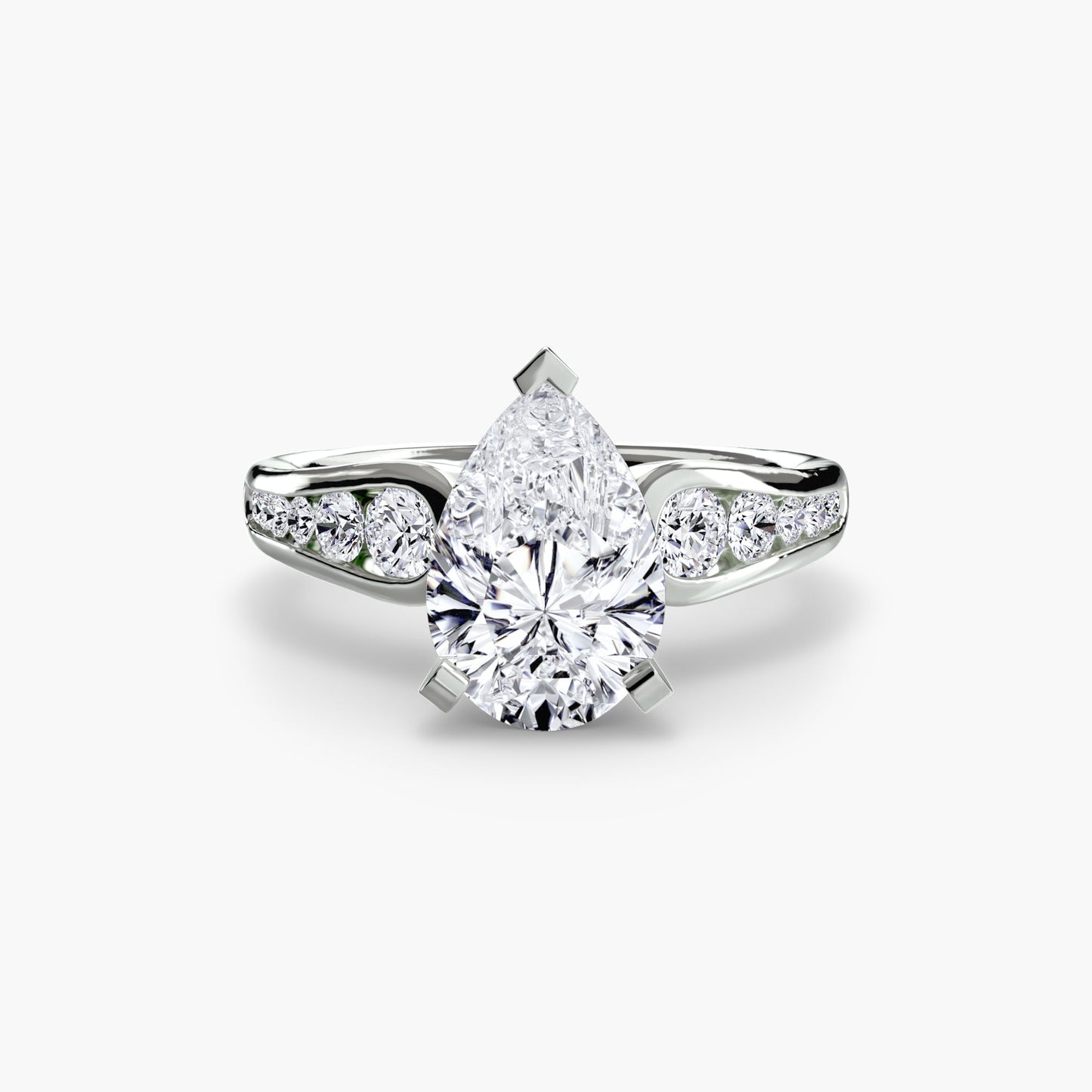 solitaire with pavé 2 ag & co jewellery