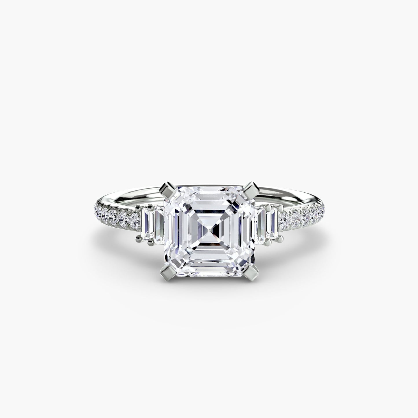solitaire with pavé 4 ag & co jewellery