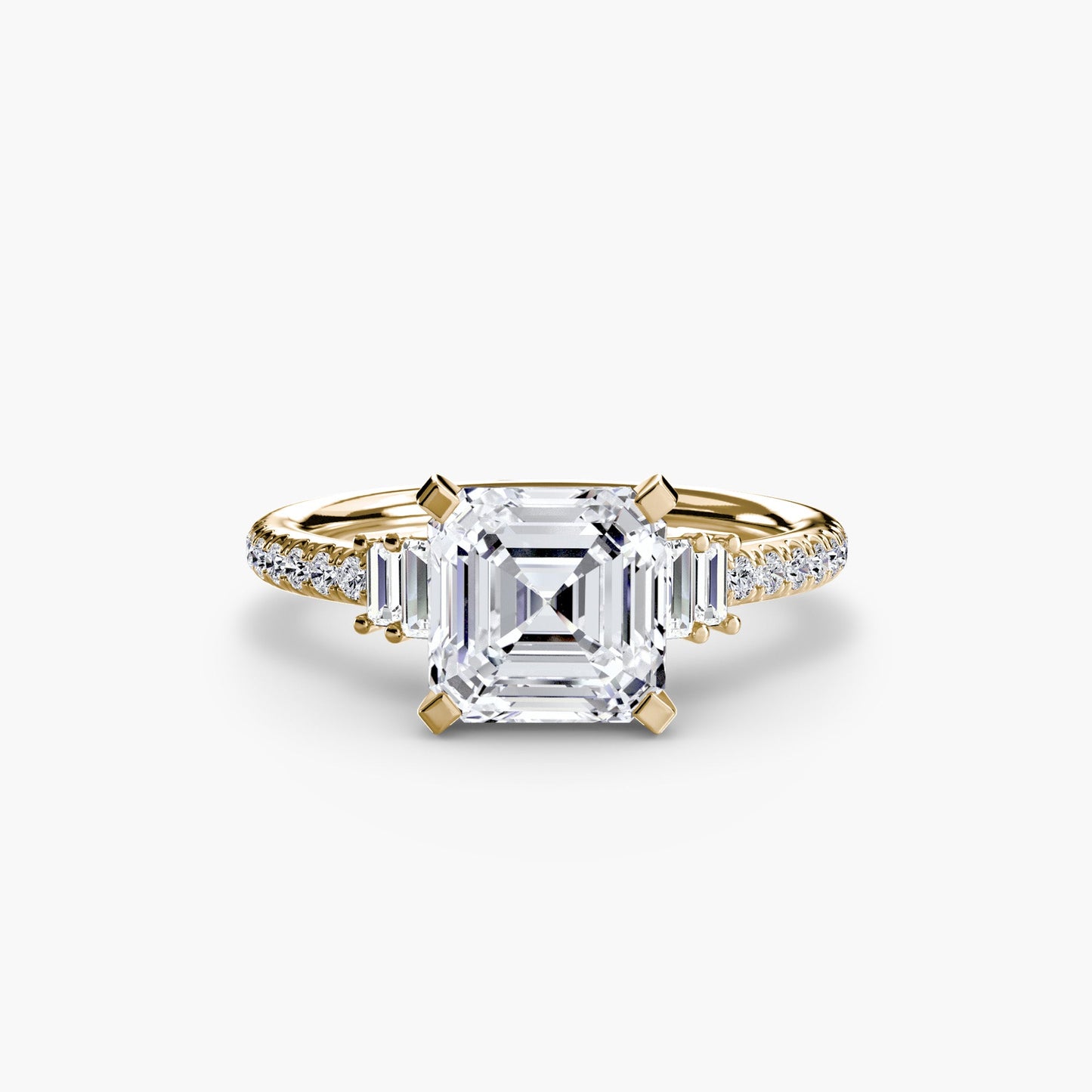 solitaire with pavé 4 ag & co jewellery