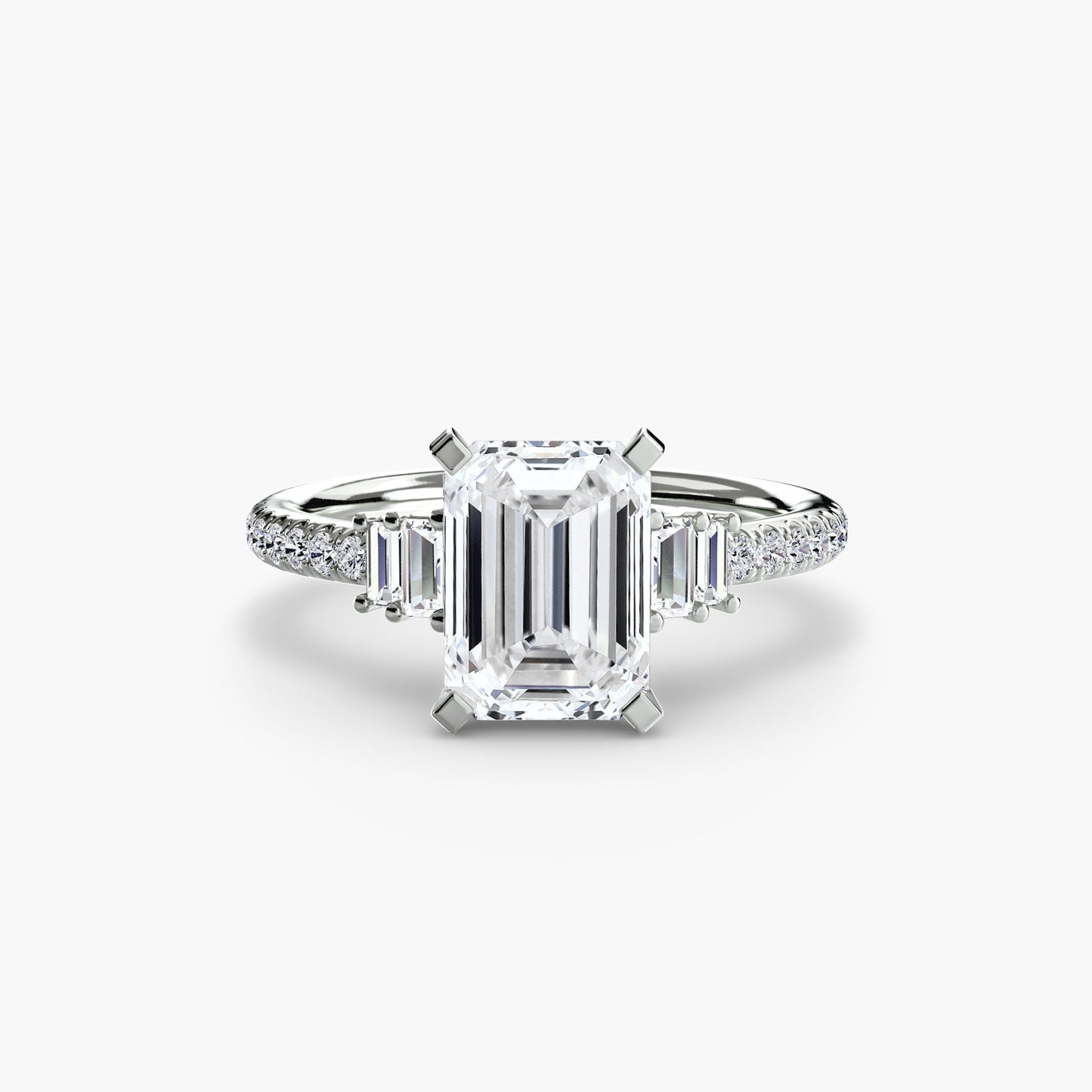 solitaire with pavé 4 ag & co jewellery