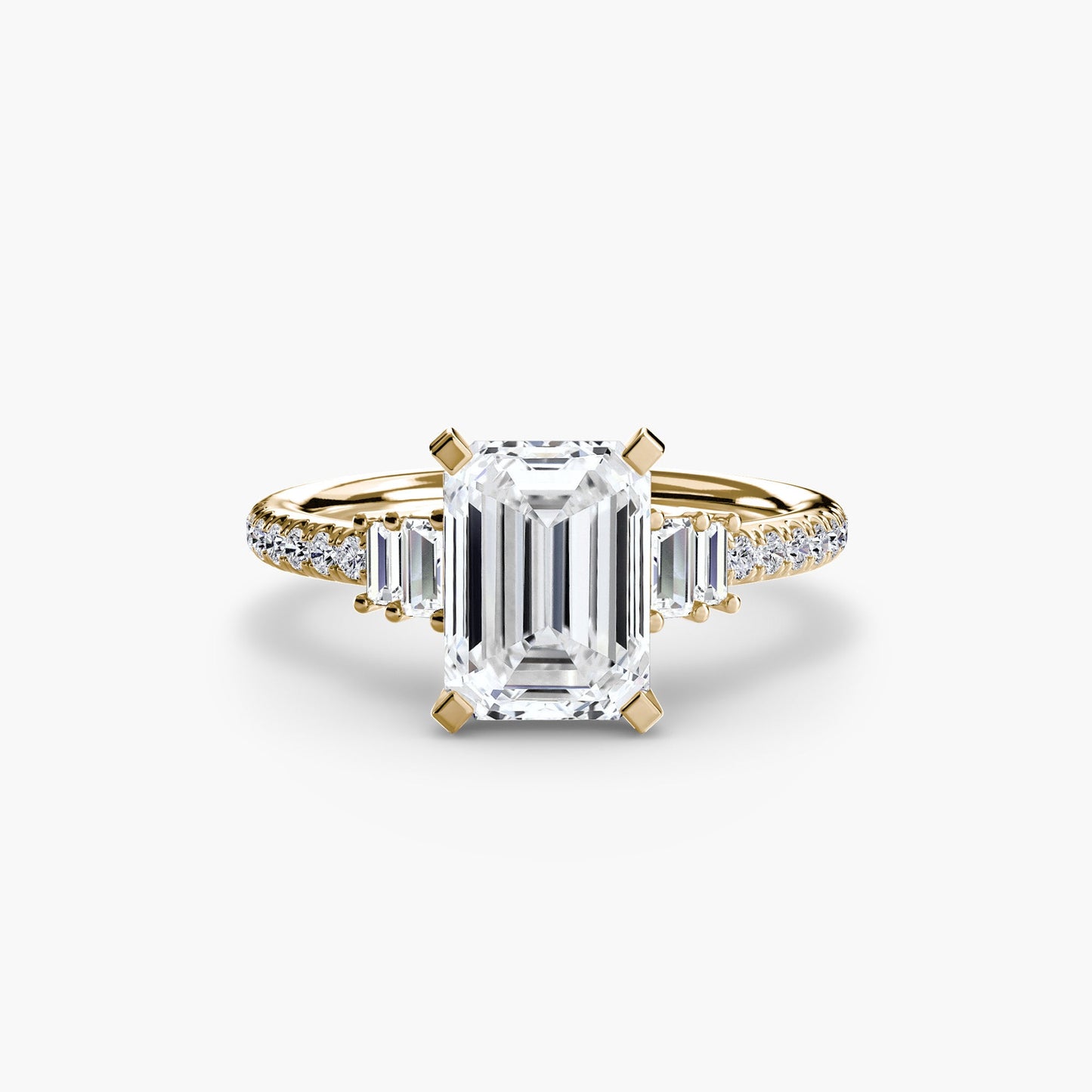 solitaire with pavé 4 ag & co jewellery