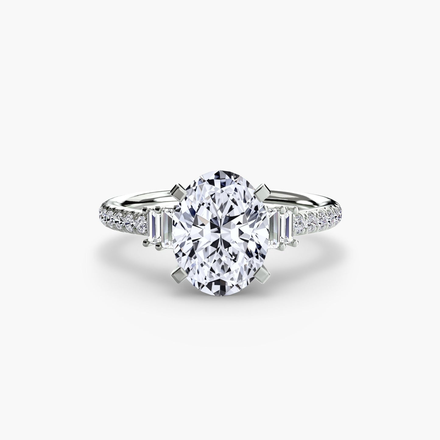 solitaire with pavé 4 ag & co jewellery
