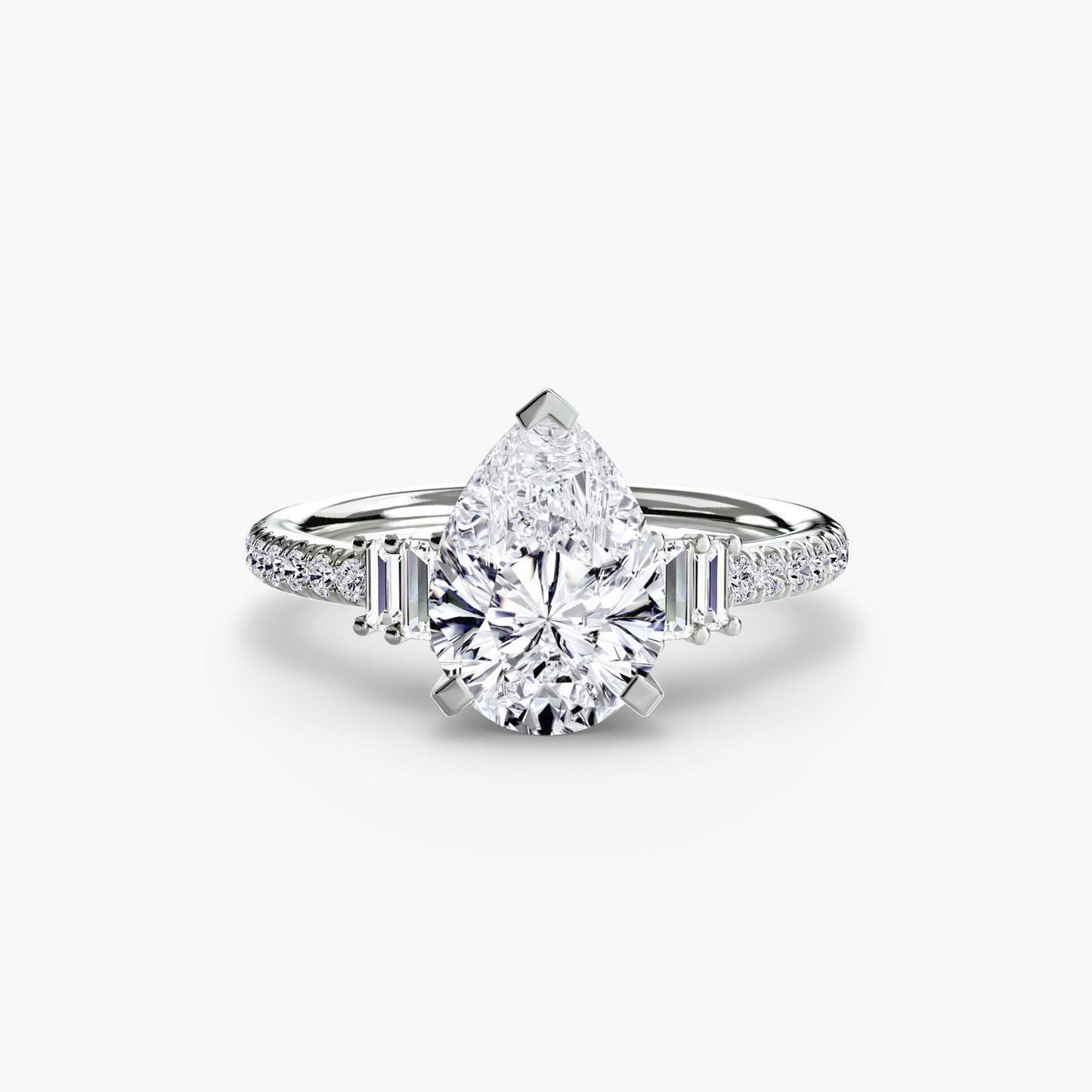 solitaire with pavé 4 ag & co jewellery