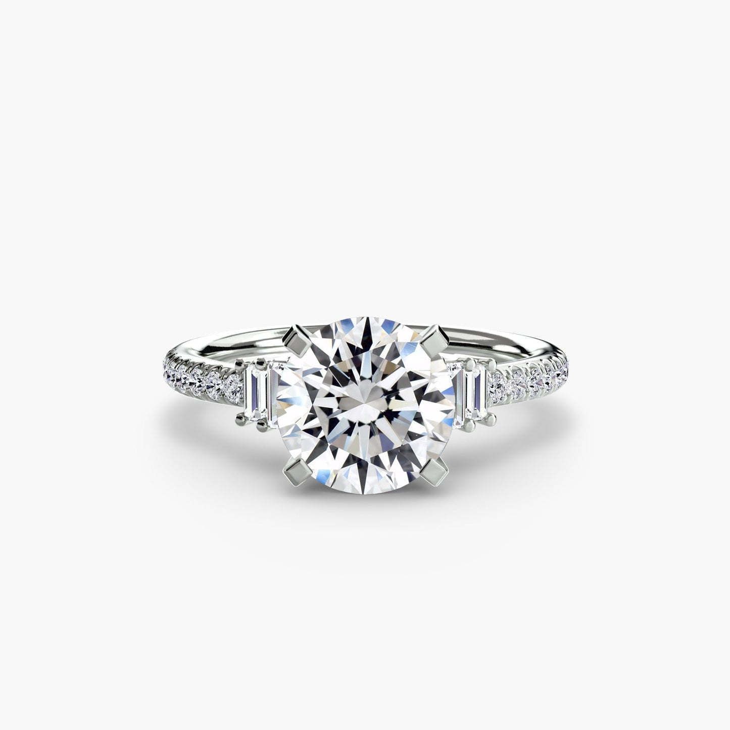 solitaire with pavé 4 ag & co jewellery