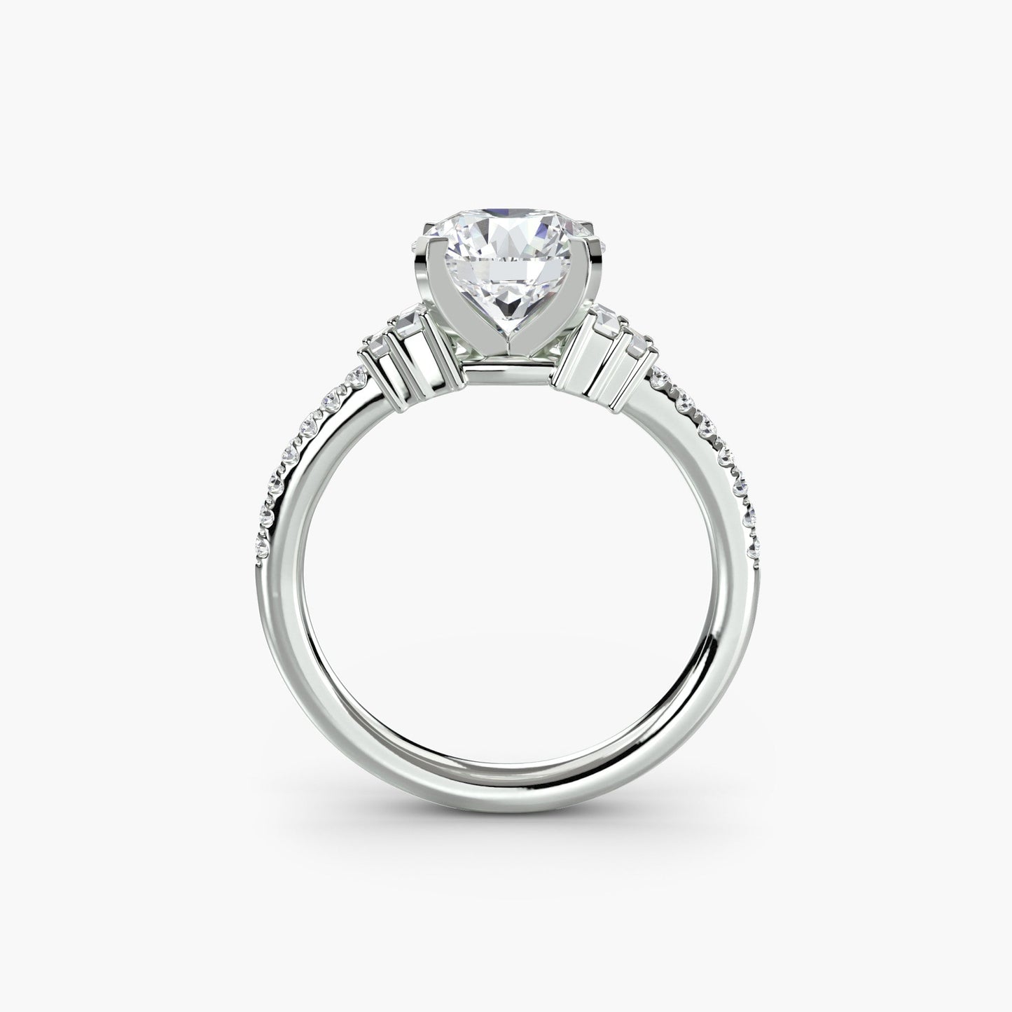 solitaire with pavé 4 ag & co jewellery