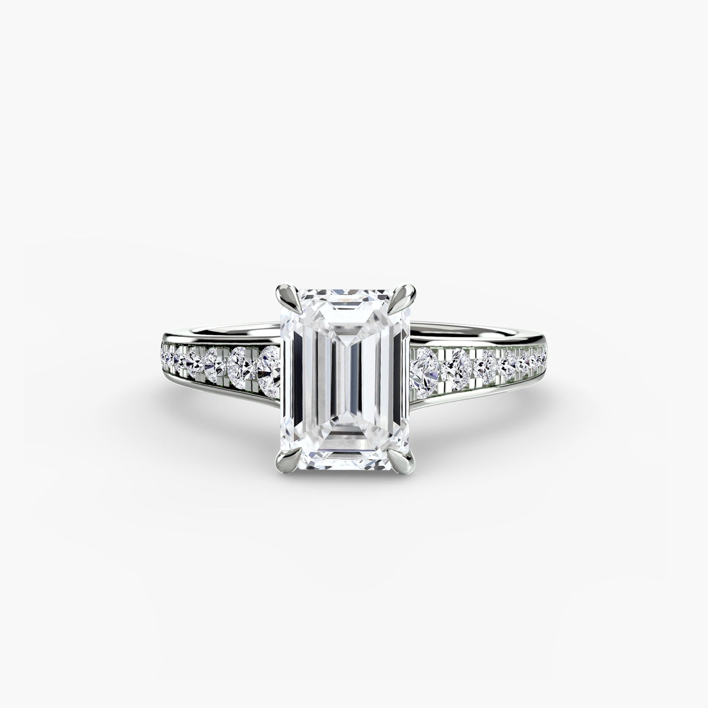 solitaire with pavé 7 ag & co jewellery