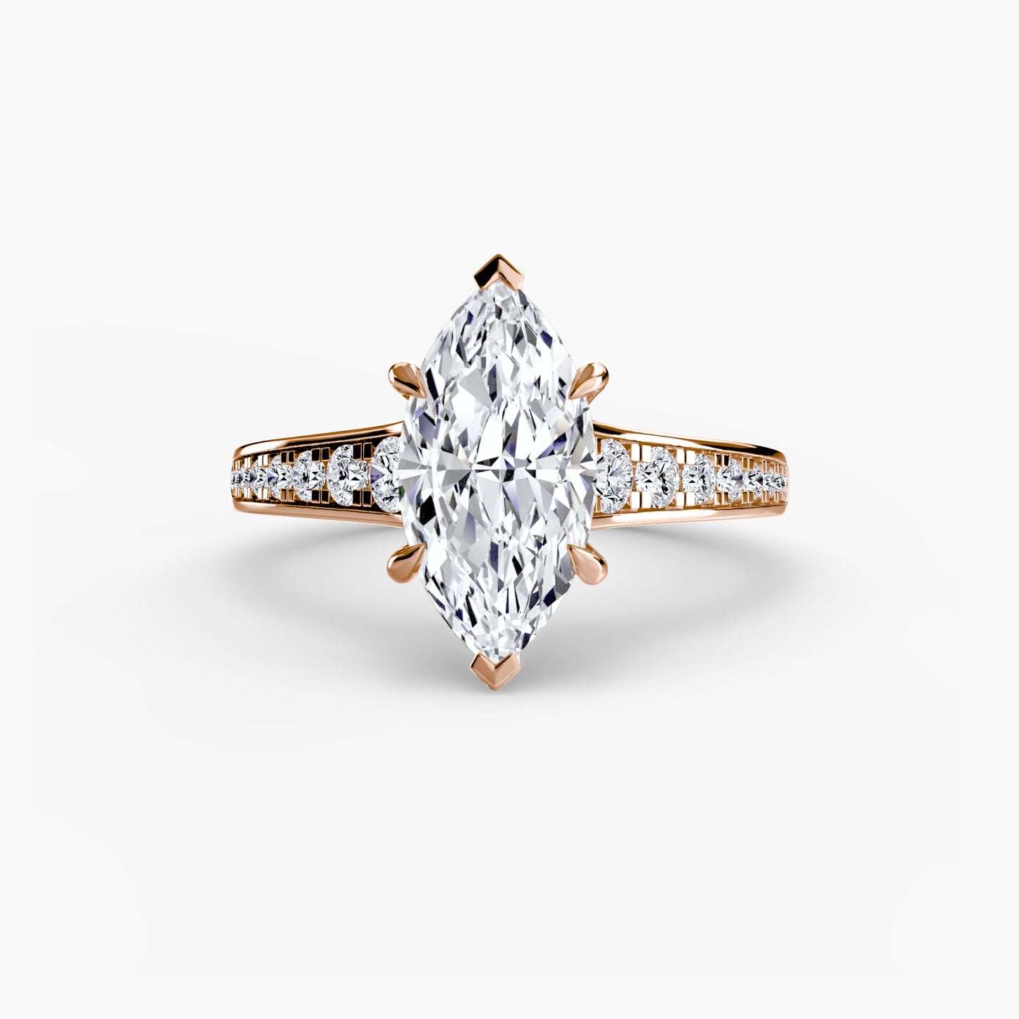 solitaire with pavé 7 ag & co jewellery
