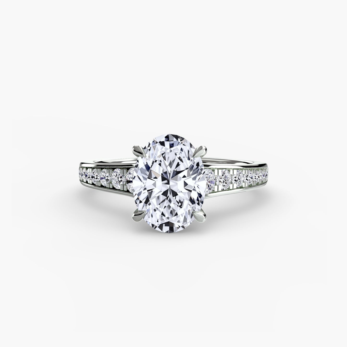 solitaire with pavé 7 ag & co jewellery
