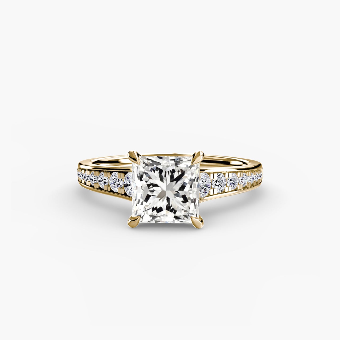 solitaire with pavé 7 ag & co jewellery