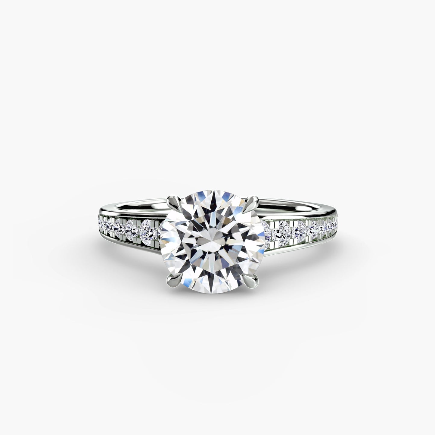 solitaire with pavé 7 ag & co jewellery