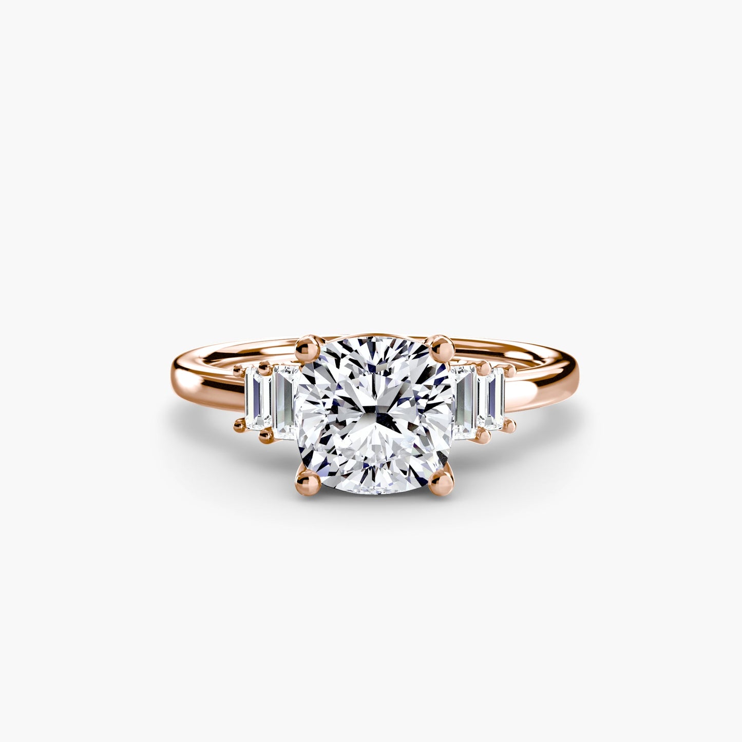 baguette accent solitaire ag & co jewellery