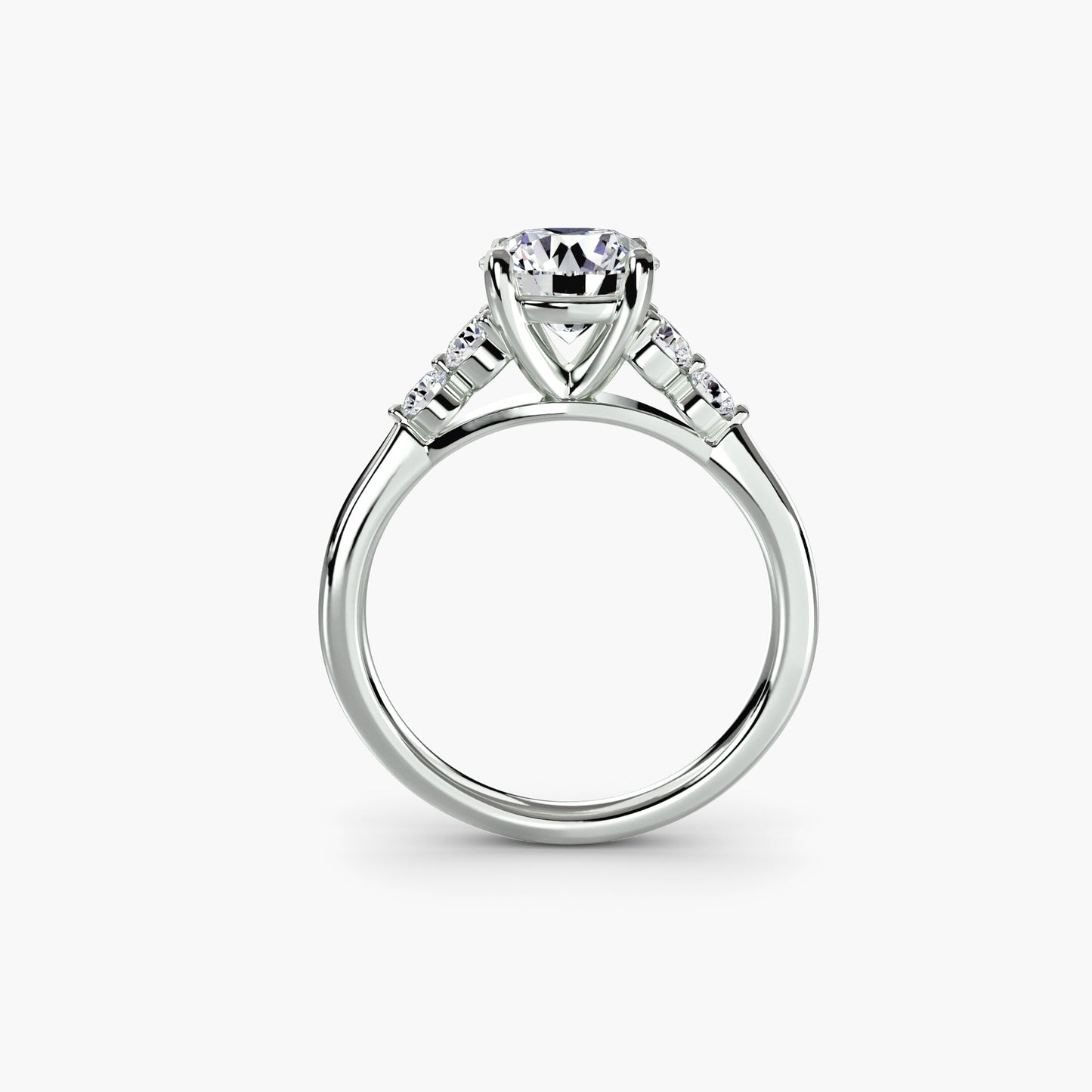 solitaire with shoulder accents 2 ag & co jewellery