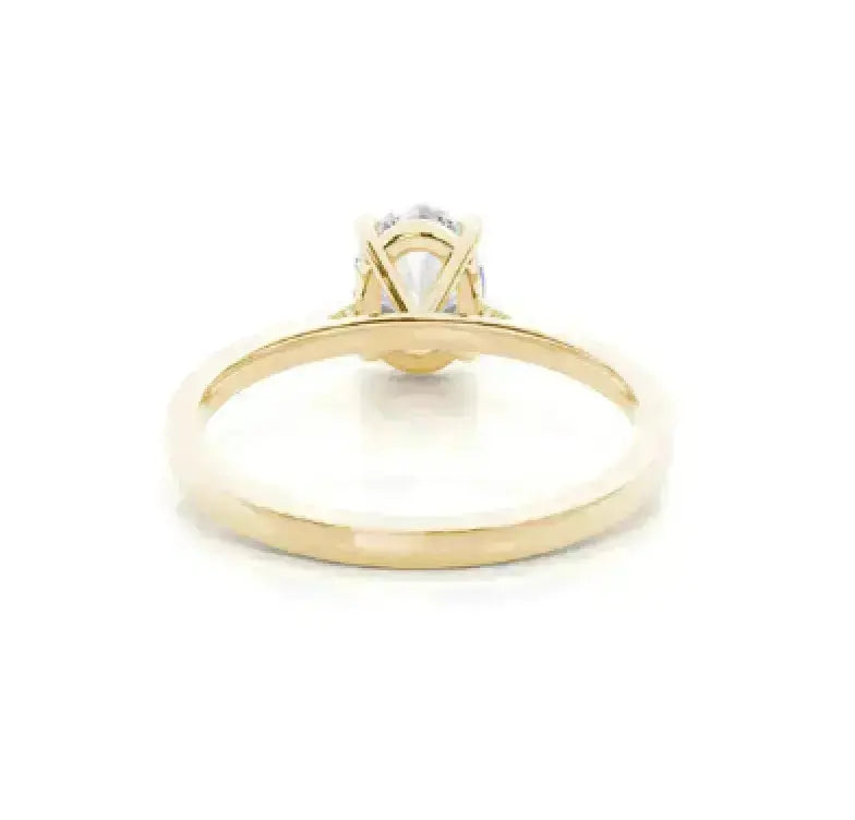 3.00ct solitaire lab grown diamond engagement ring 14k solid gold ag & co jewellery