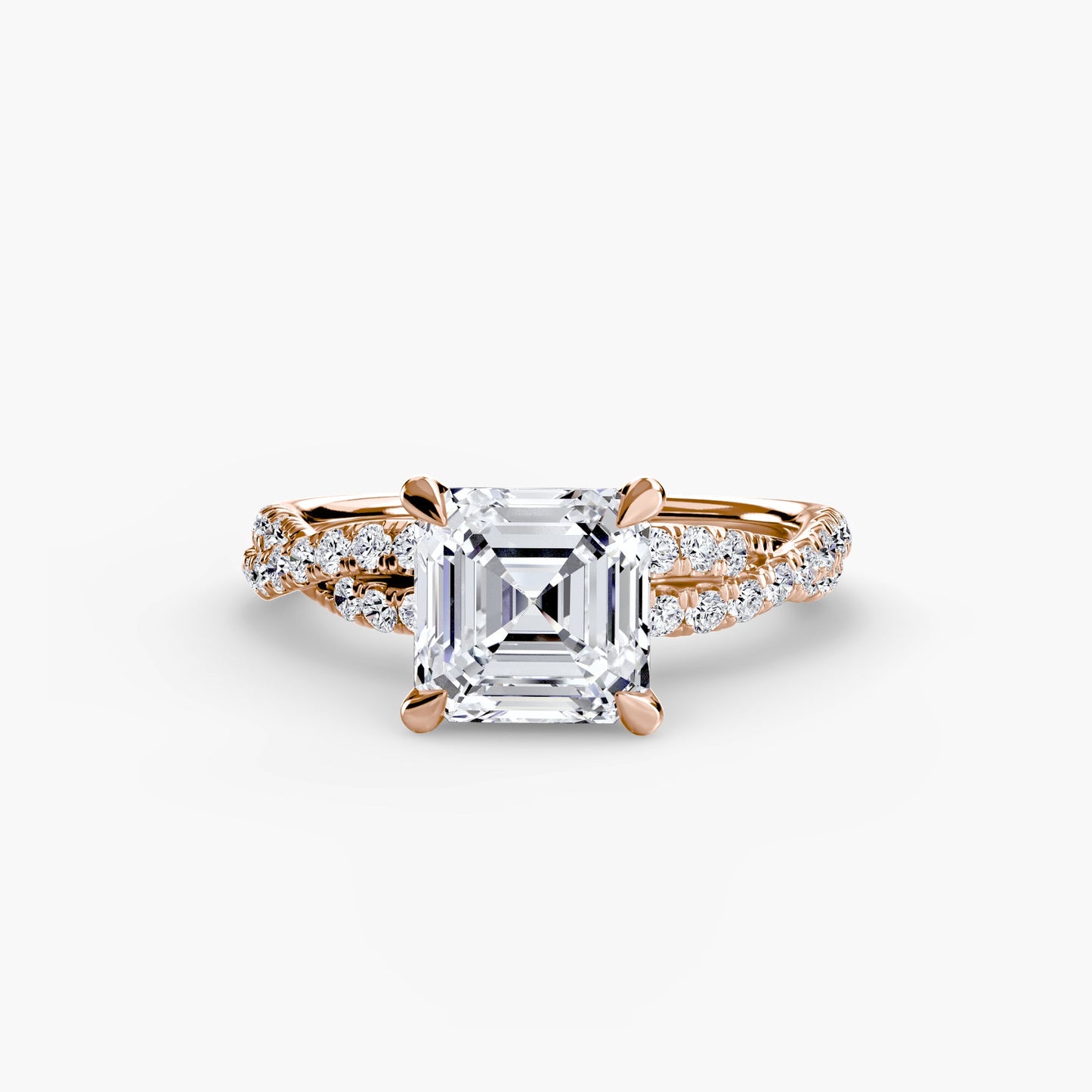 the twisted pavé solitaire ag & co jewellery