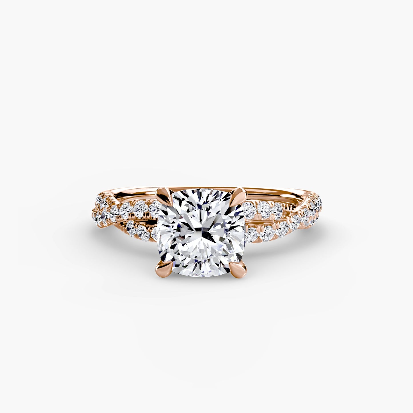 the twisted pavé solitaire ag & co jewellery