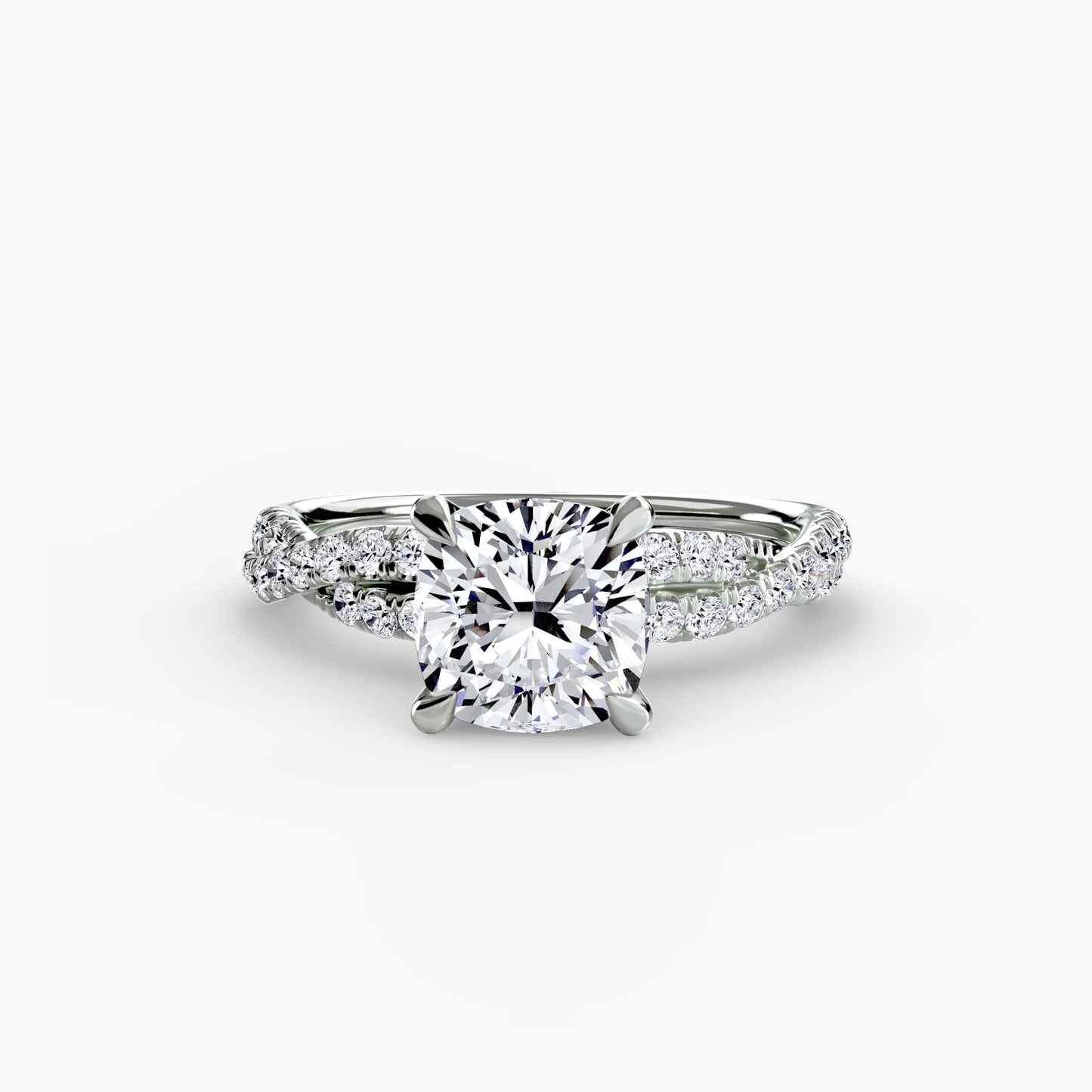 the twisted pavé solitaire ag & co jewellery