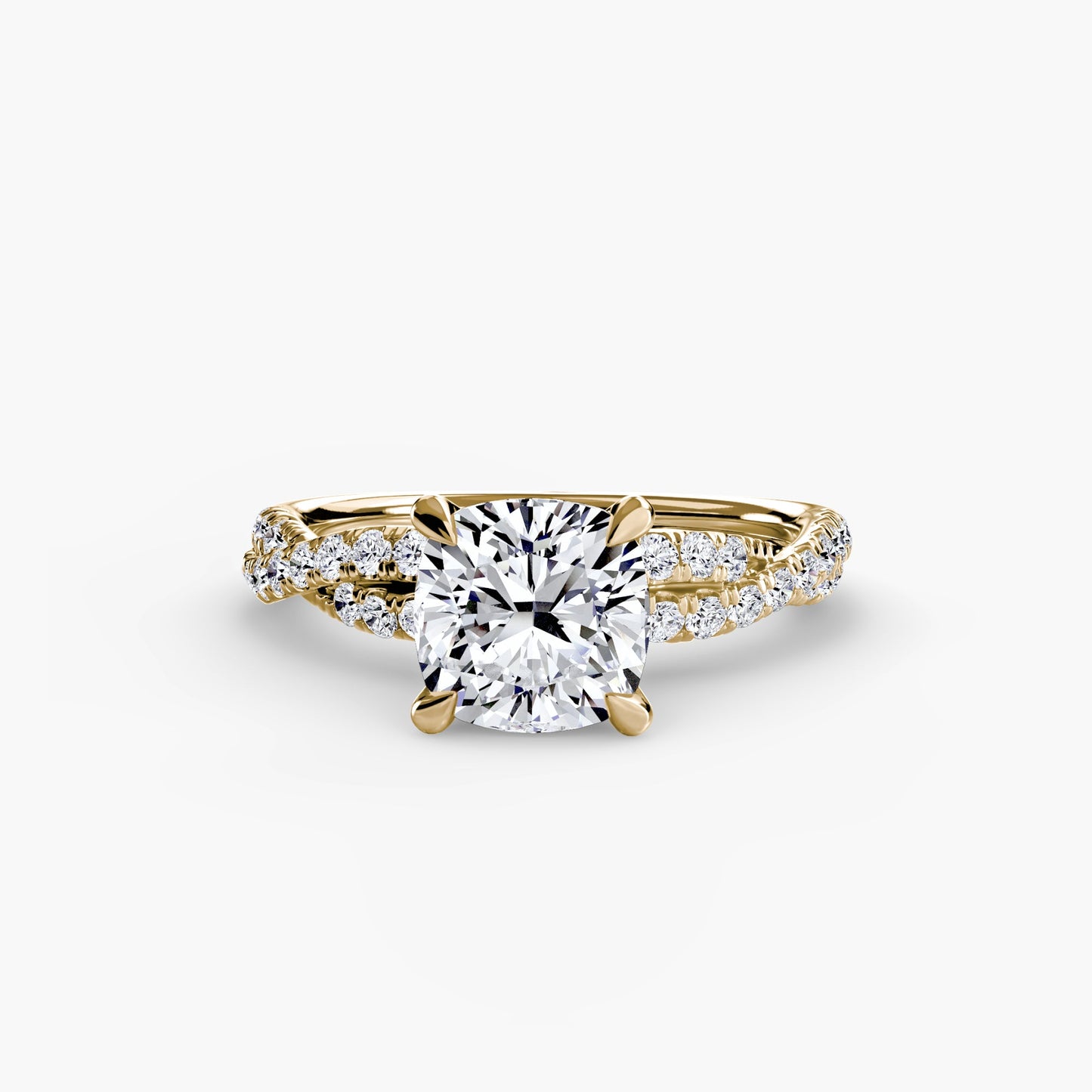 the twisted pavé solitaire ag & co jewellery