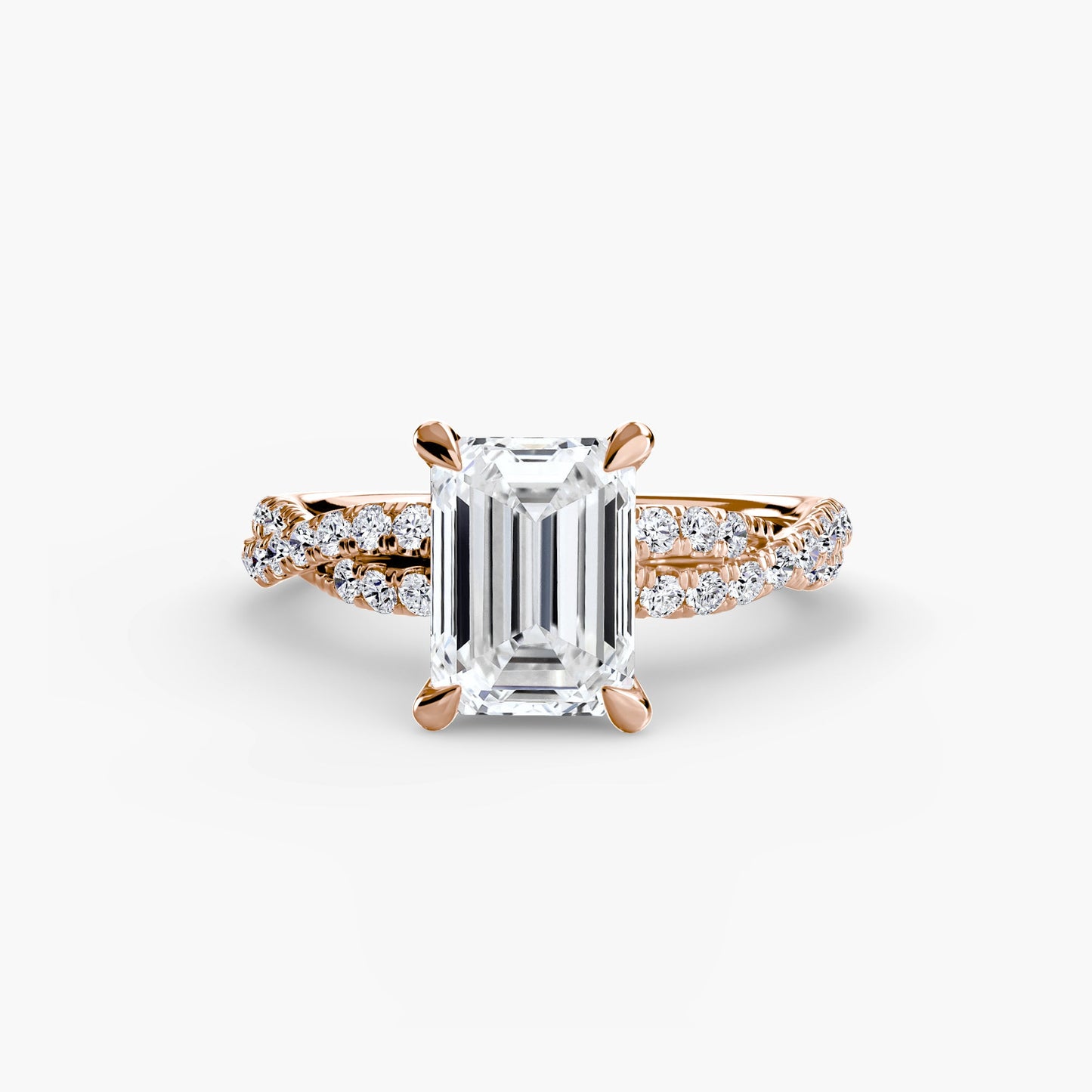 the twisted pavé solitaire ag & co jewellery