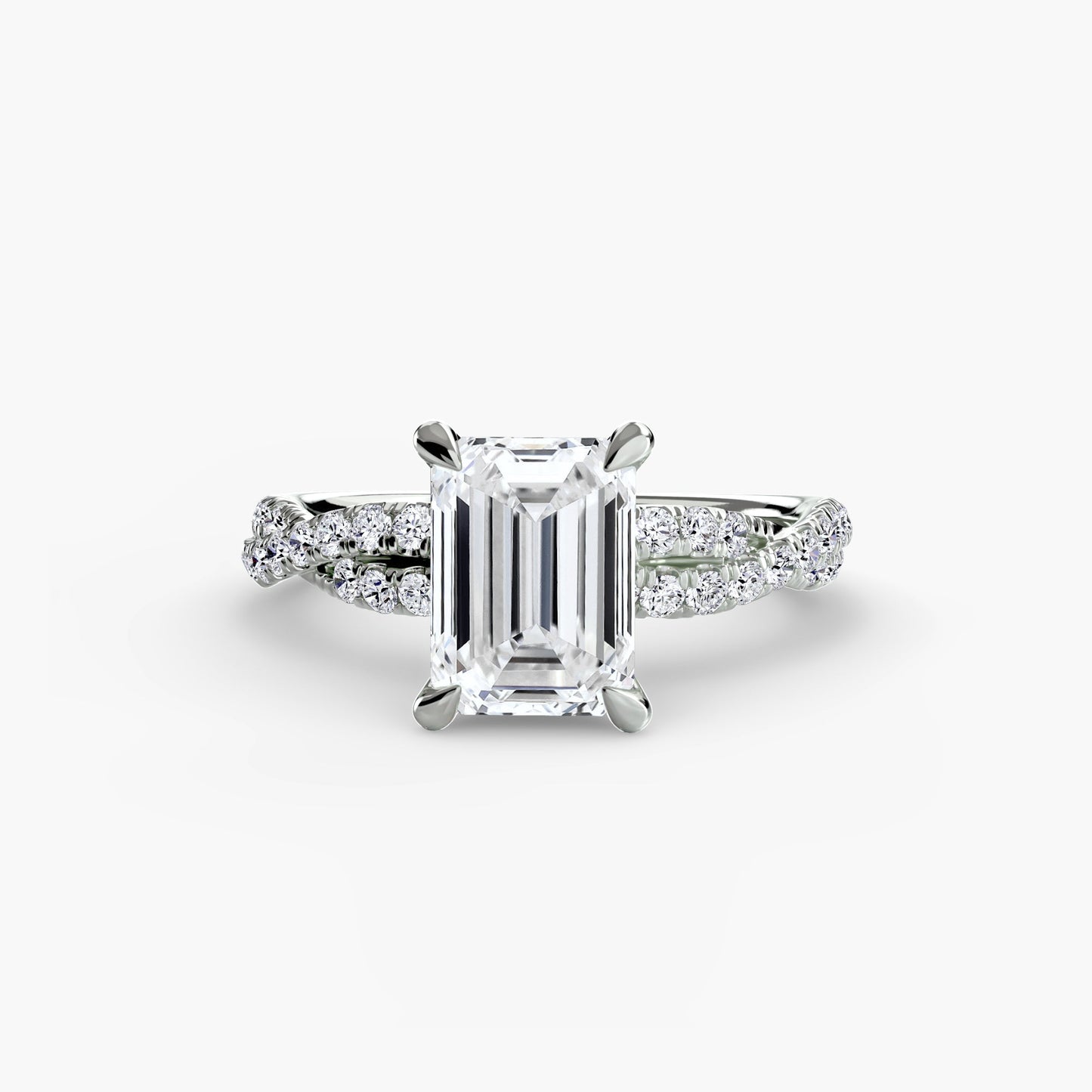 the twisted pavé solitaire ag & co jewellery