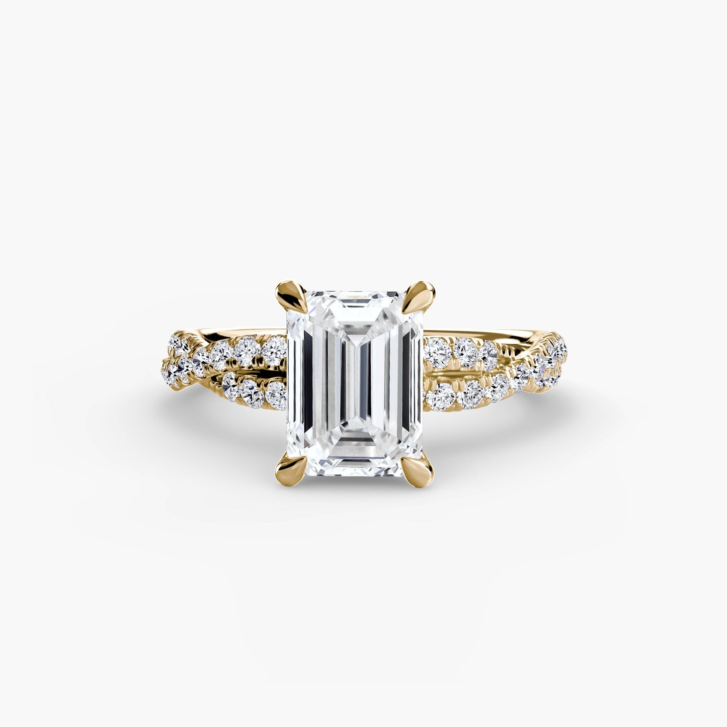 the twisted pavé solitaire ag & co jewellery