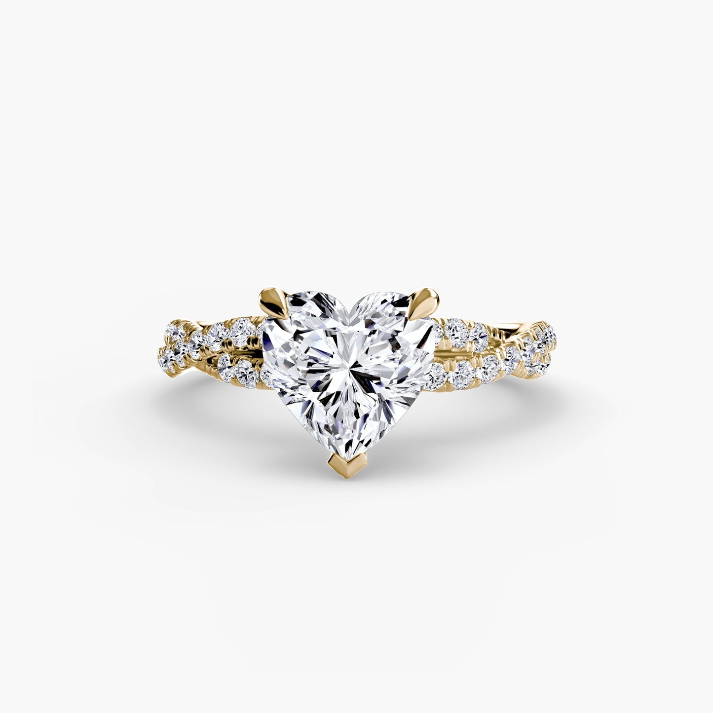 the twisted pavé solitaire ag & co jewellery