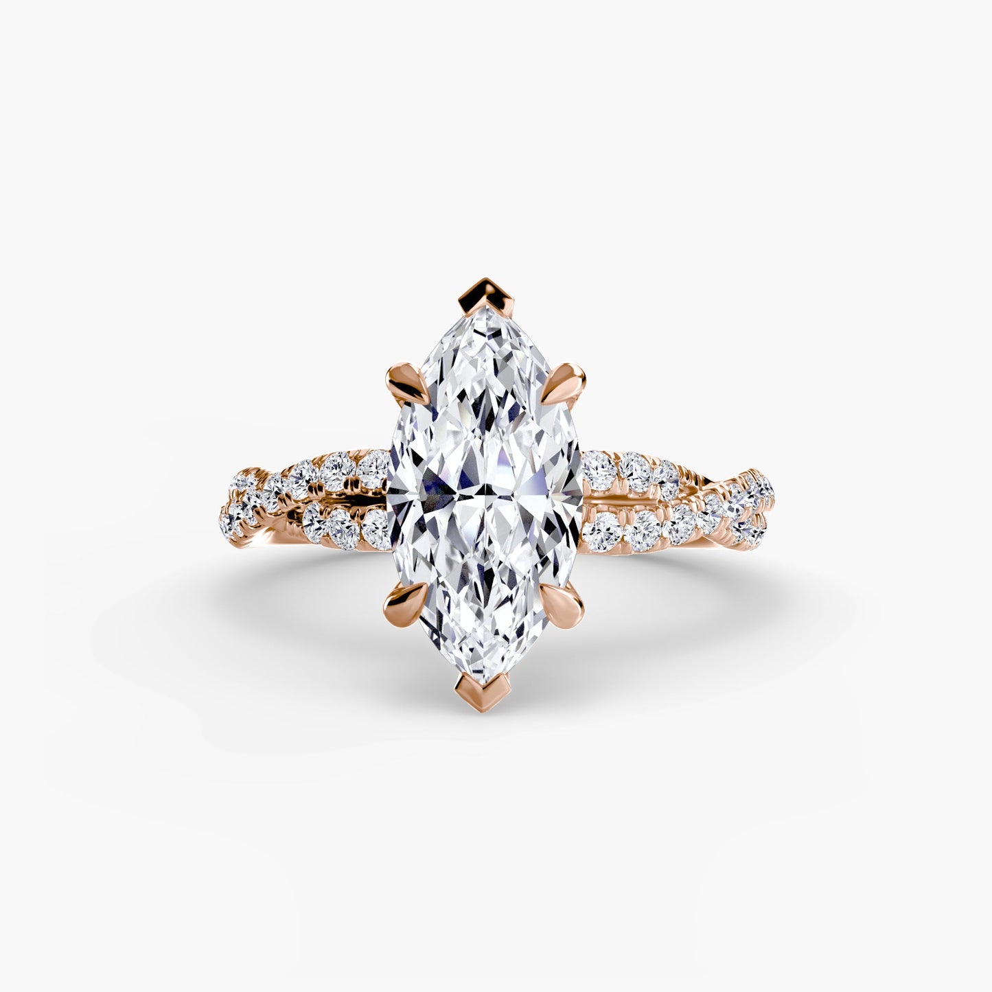 the twisted pavé solitaire ag & co jewellery
