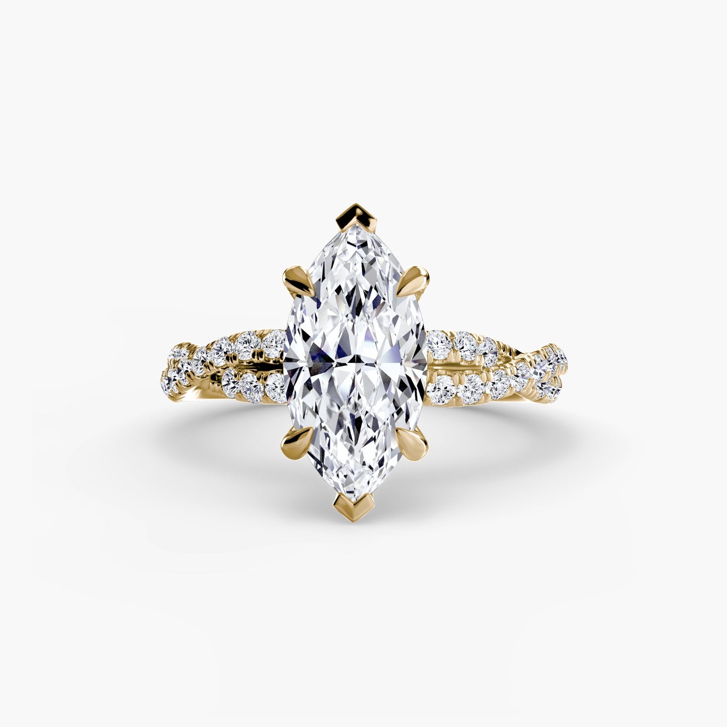 the twisted pavé solitaire ag & co jewellery