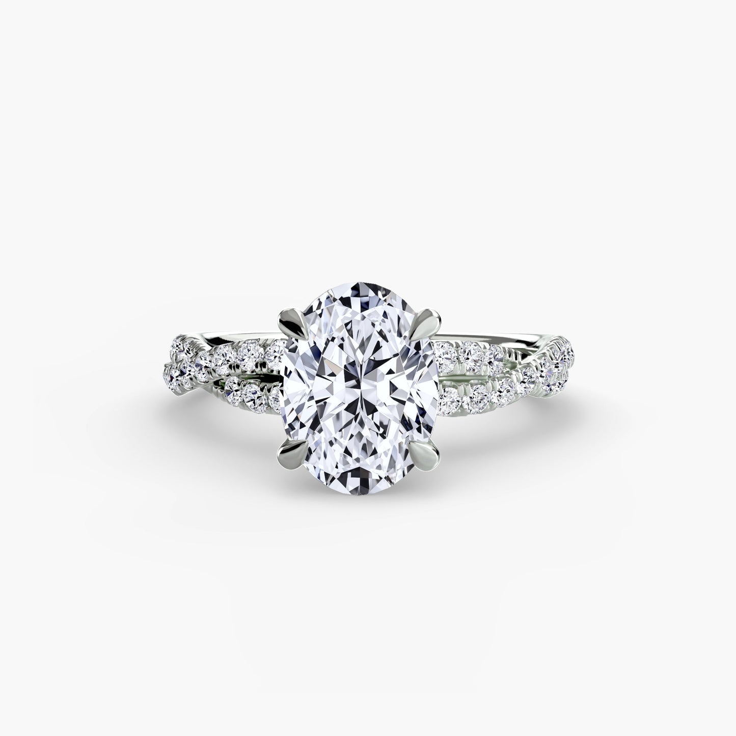 the twisted pavé solitaire ag & co jewellery