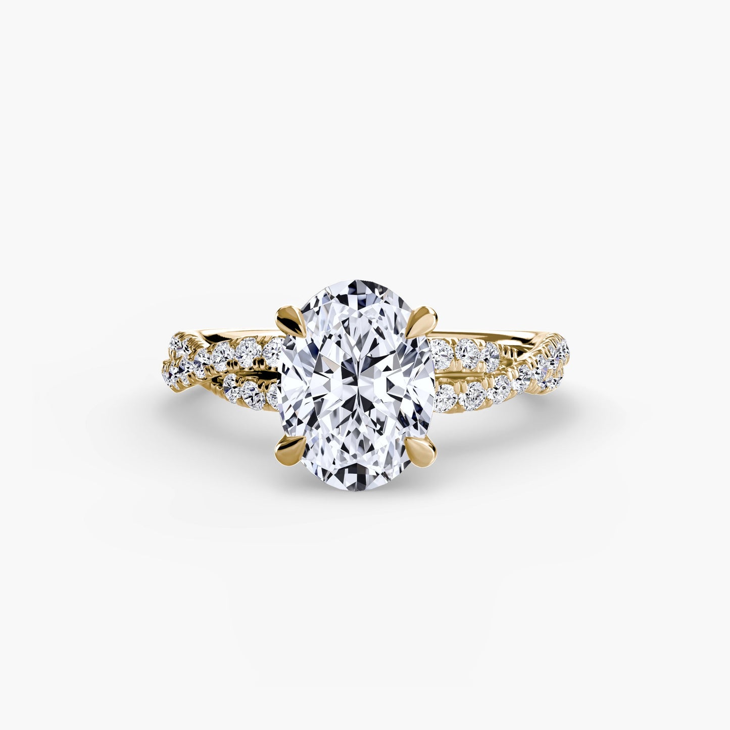 the twisted pavé solitaire ag & co jewellery