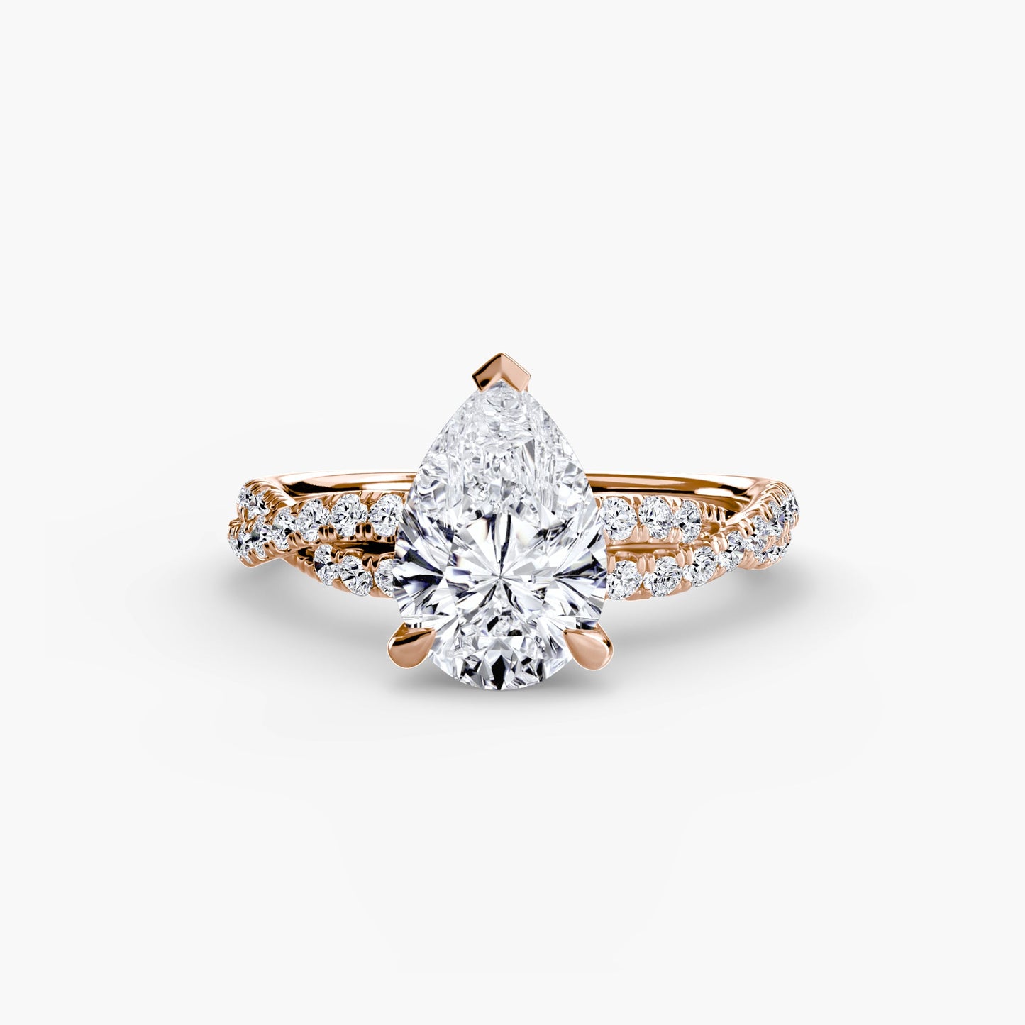 the twisted pavé solitaire ag & co jewellery