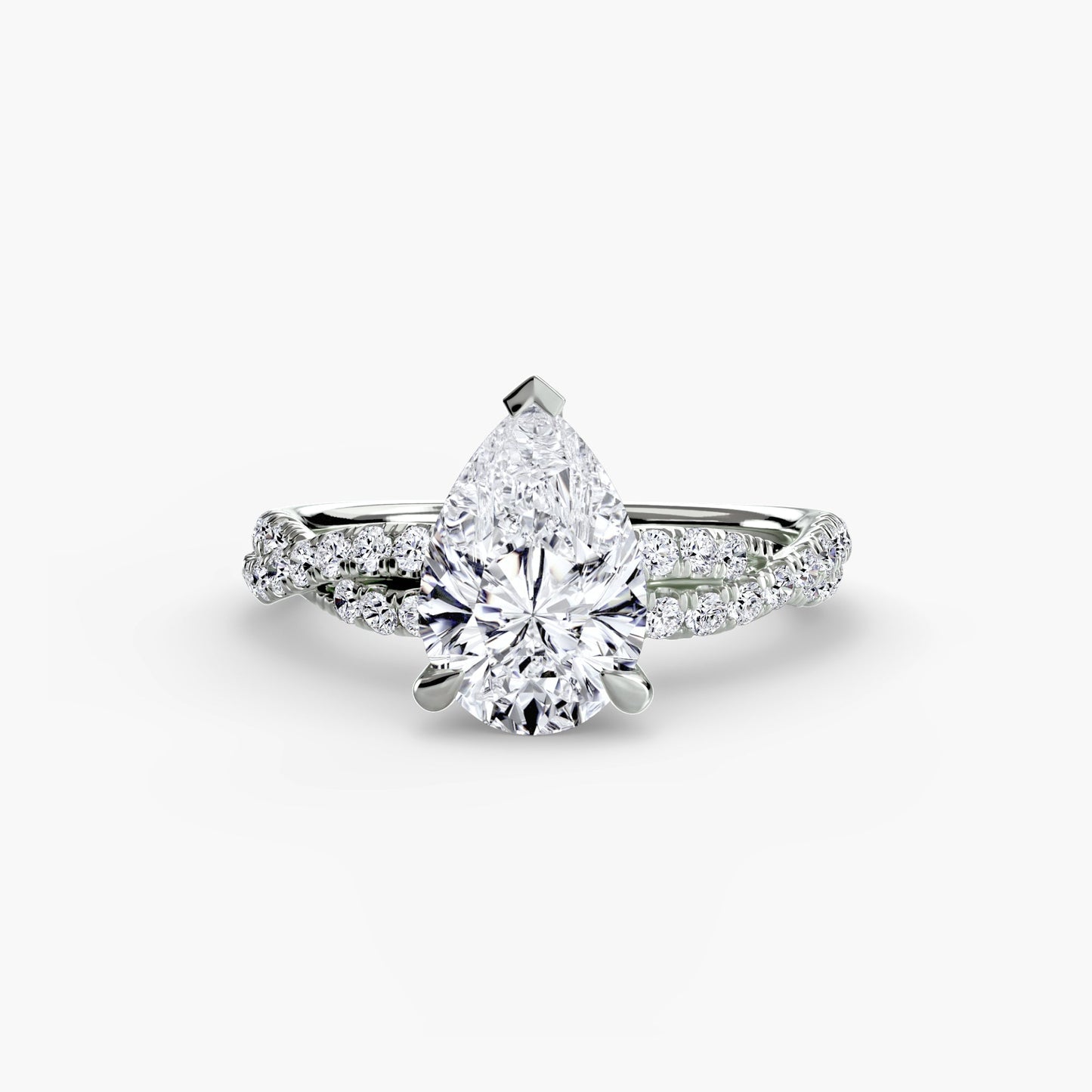 the twisted pavé solitaire ag & co jewellery