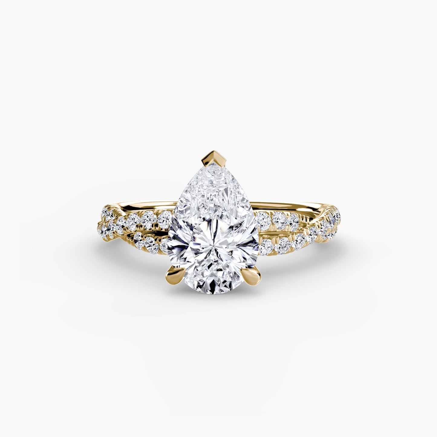 the twisted pavé solitaire ag & co jewellery