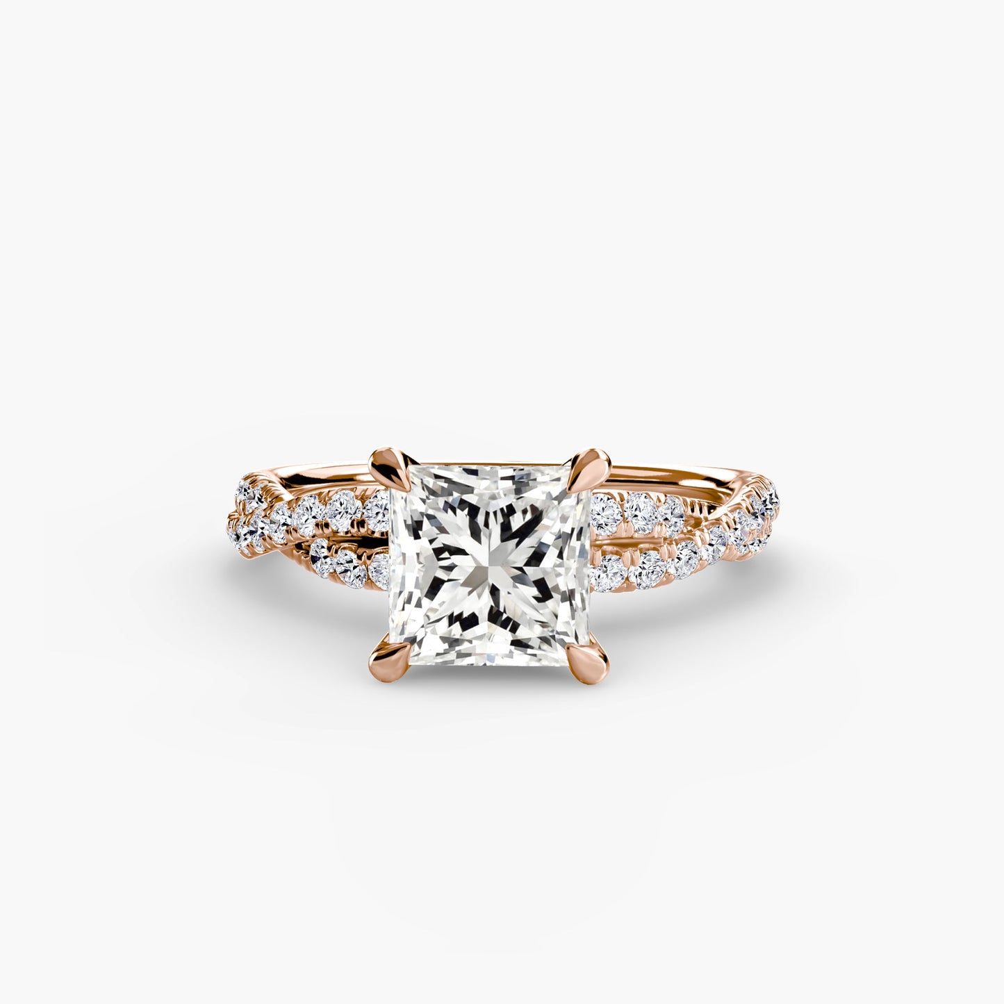 the twisted pavé solitaire ag & co jewellery