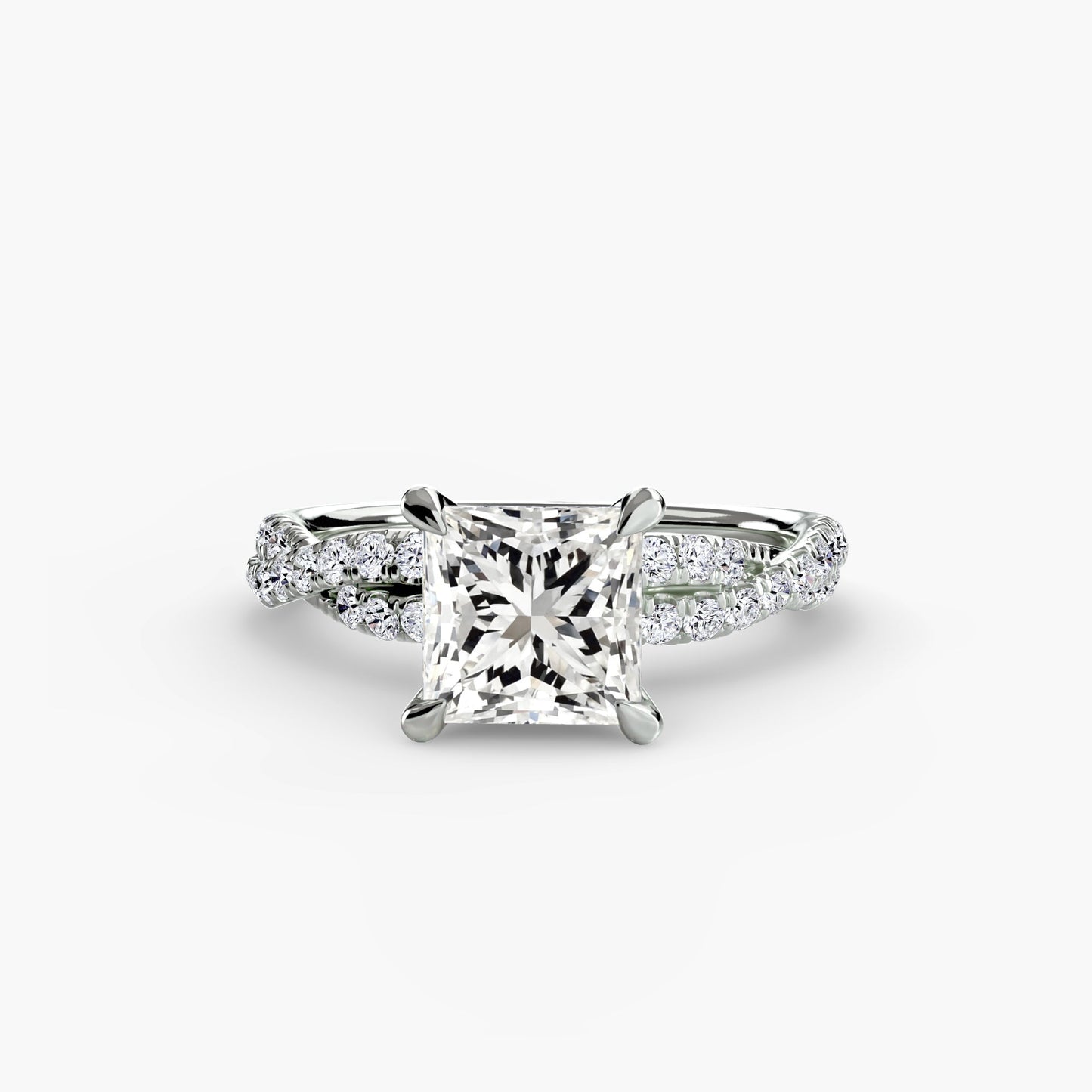 the twisted pavé solitaire ag & co jewellery