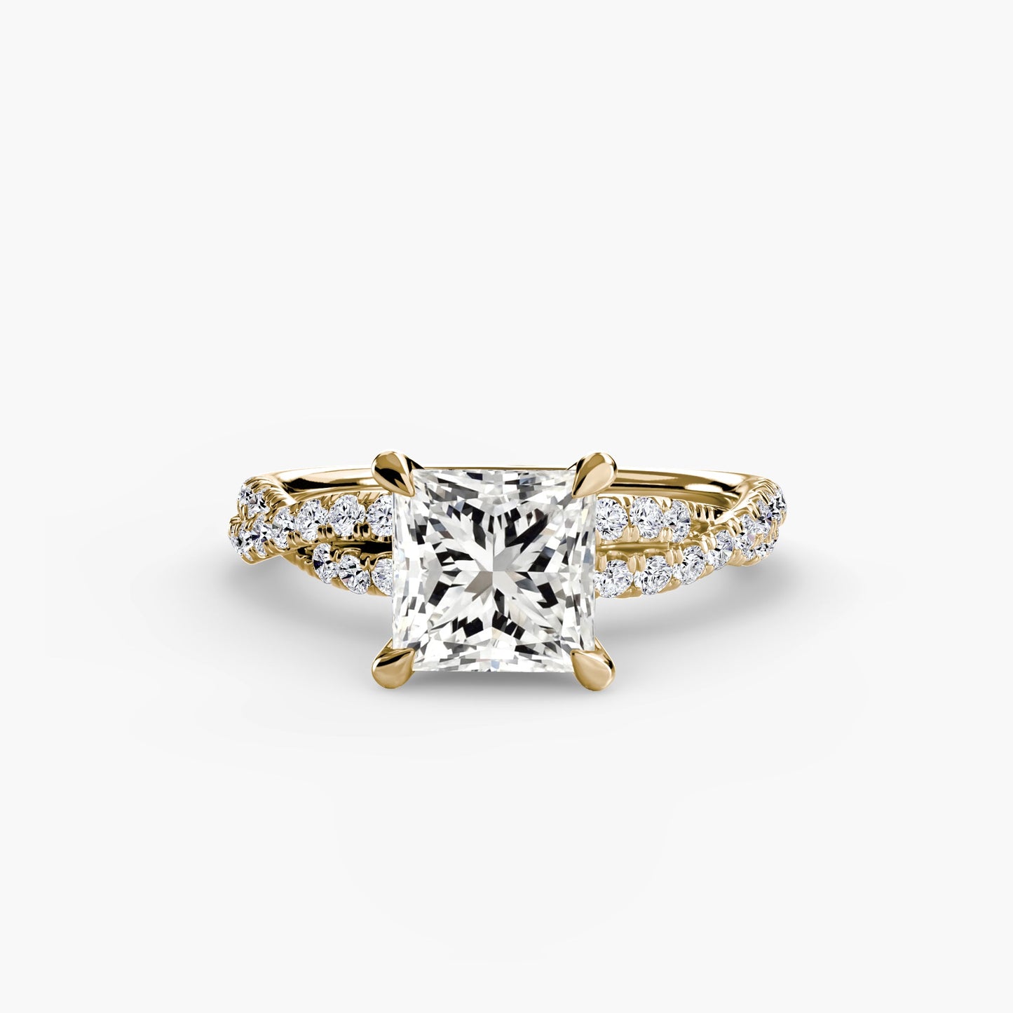 the twisted pavé solitaire ag & co jewellery