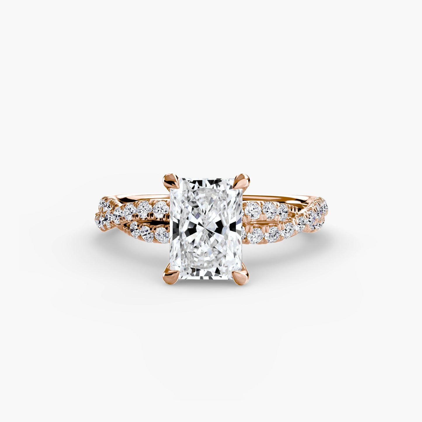 the twisted pavé solitaire ag & co jewellery