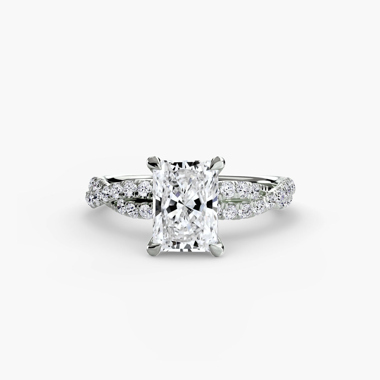 the twisted pavé solitaire ag & co jewellery